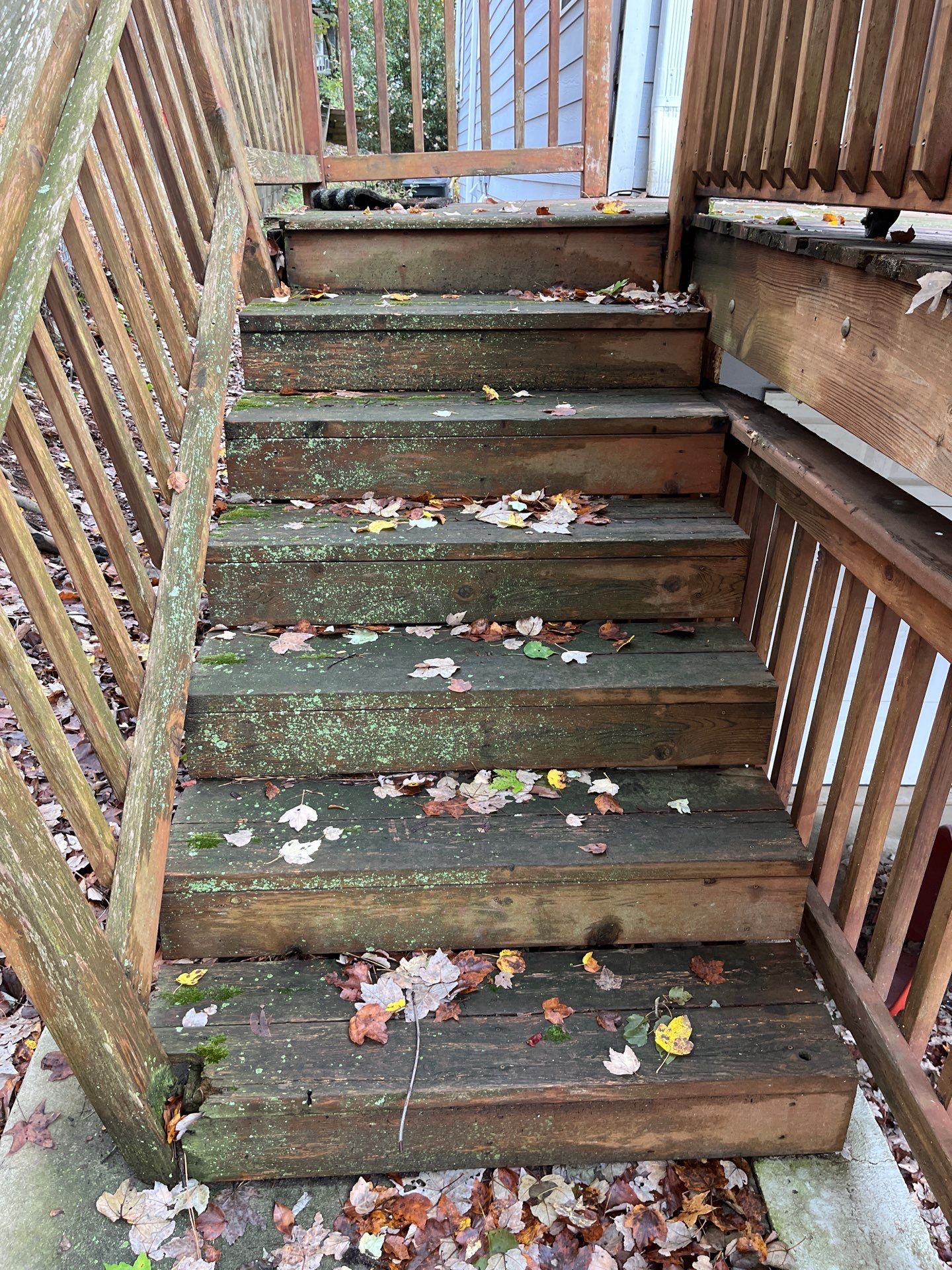Decatur Deck Rebuild using Pressure Treated Pine by Nelson Exteriors 