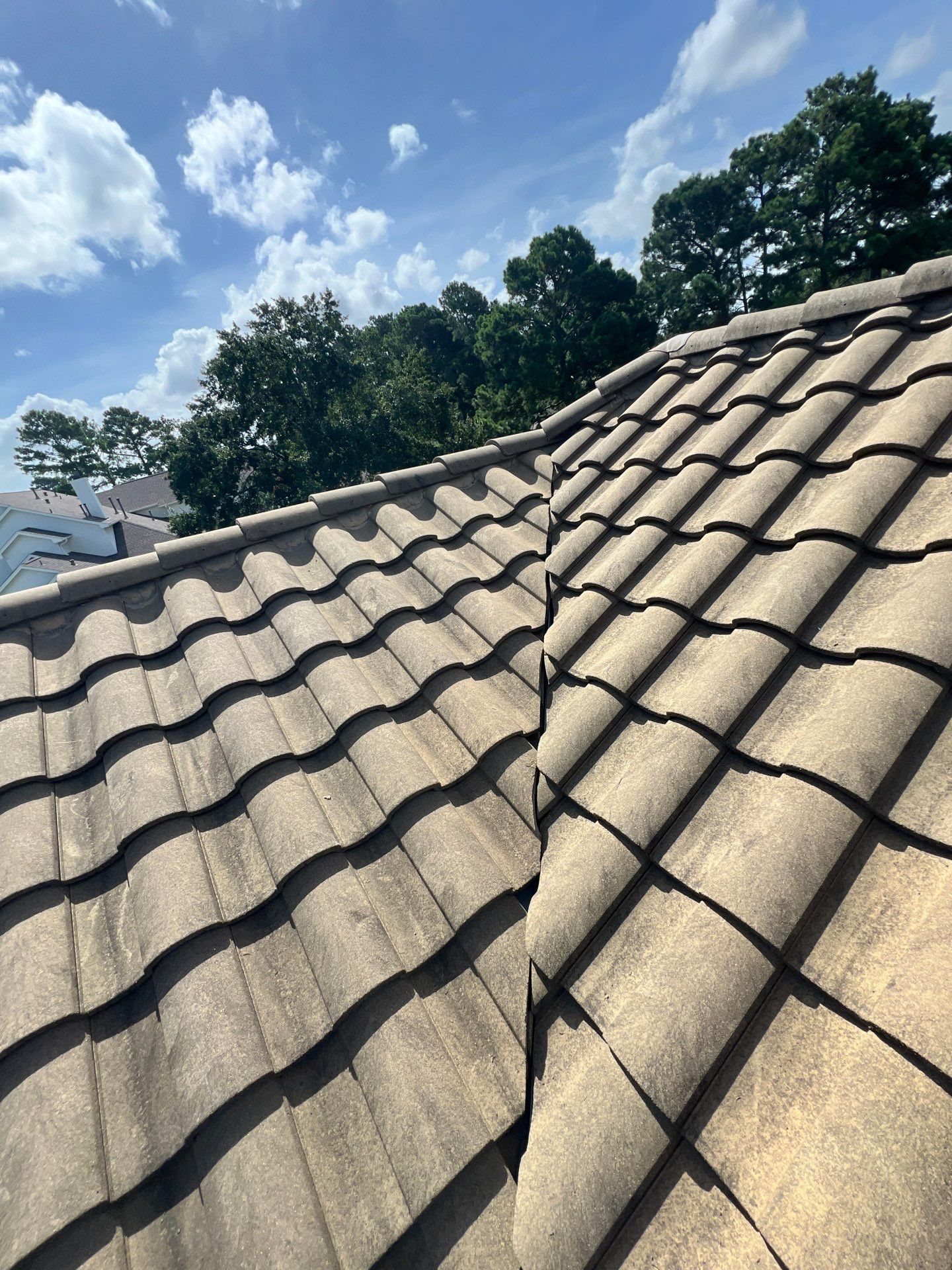 Residential Roofing Repair using tile by Roof Repair Company