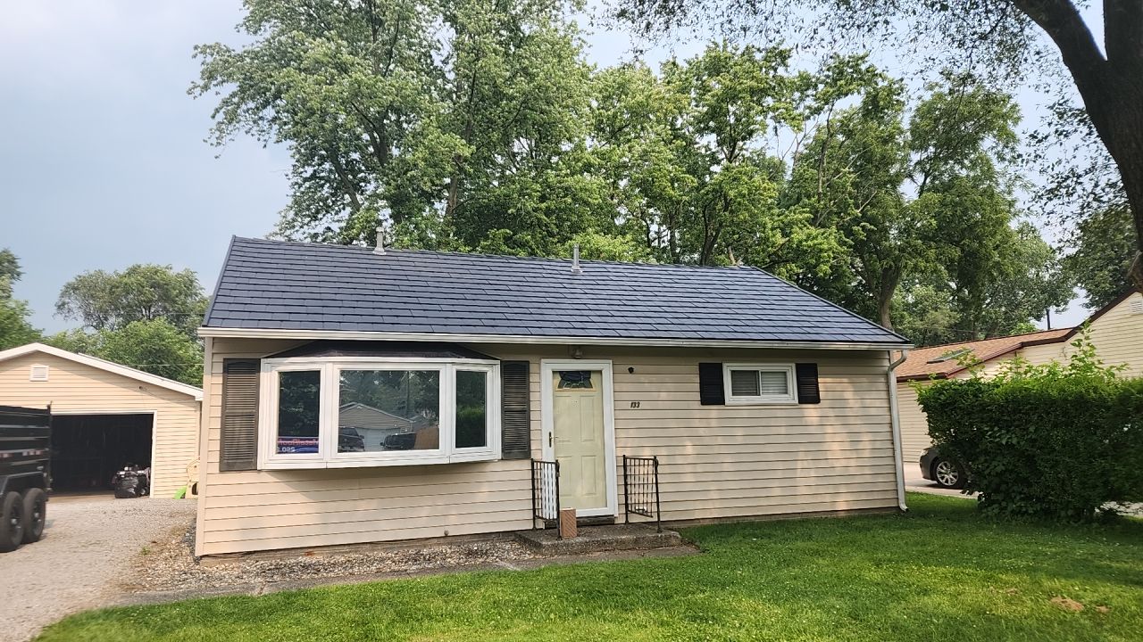 Residential Roofing Installation using Vic West Nothridge Slate  by 4Ever Metal Roofing