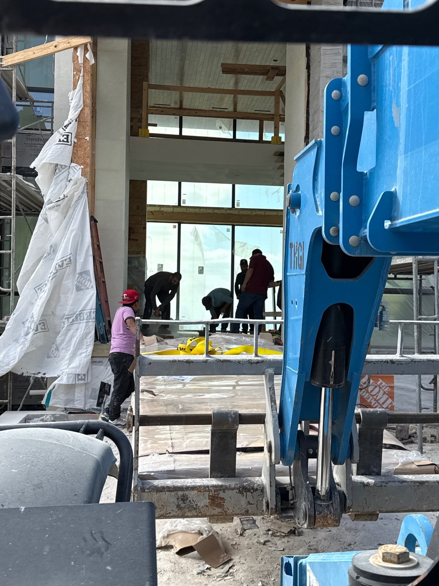 Custom Pivot Door and Structural Steel Frame Installation in Fort Worth by Solara Custom Living