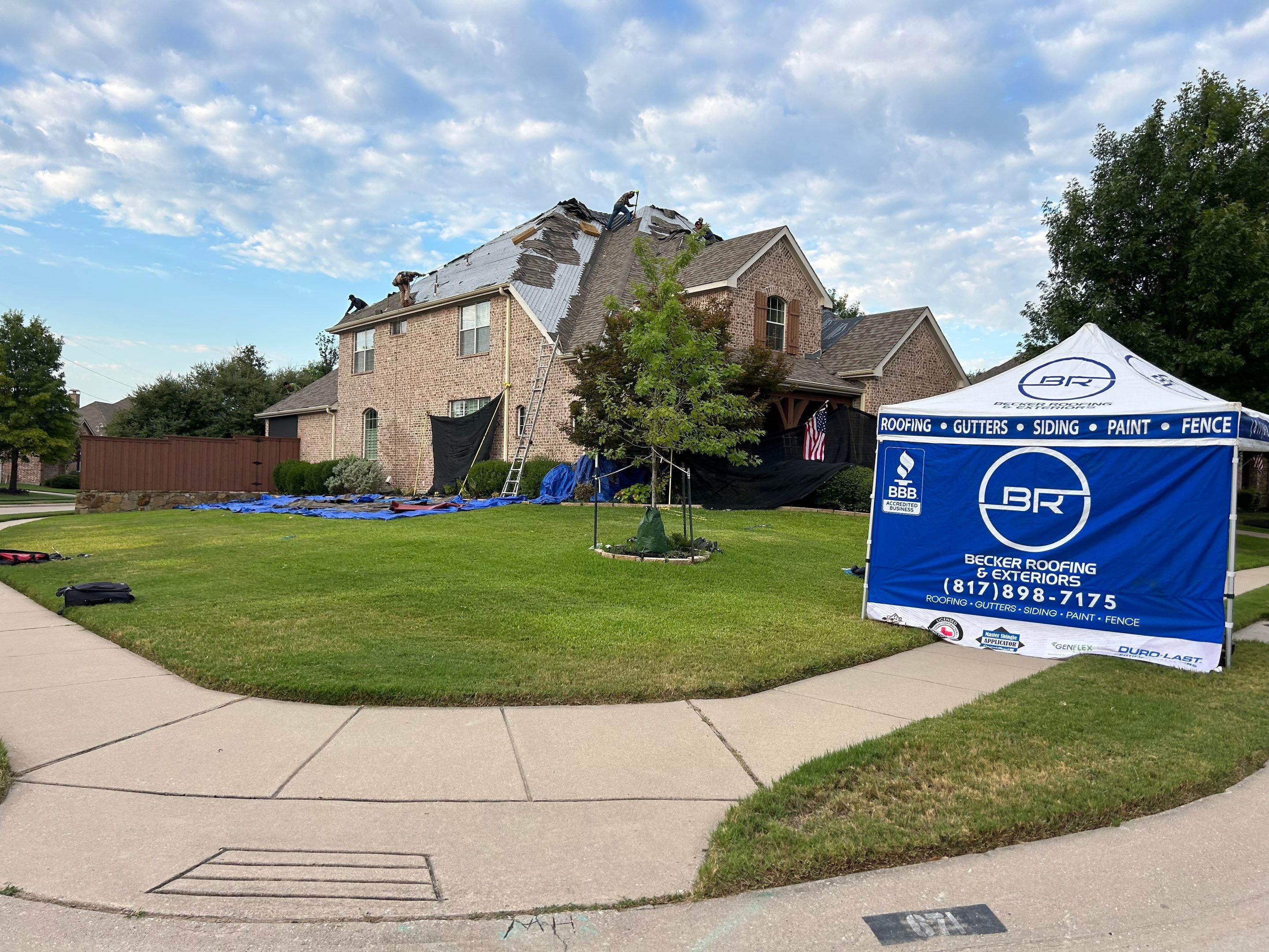 Residential Roofing Installation using IKO Nordic Class 4 by Becker Roofing and Exteriors