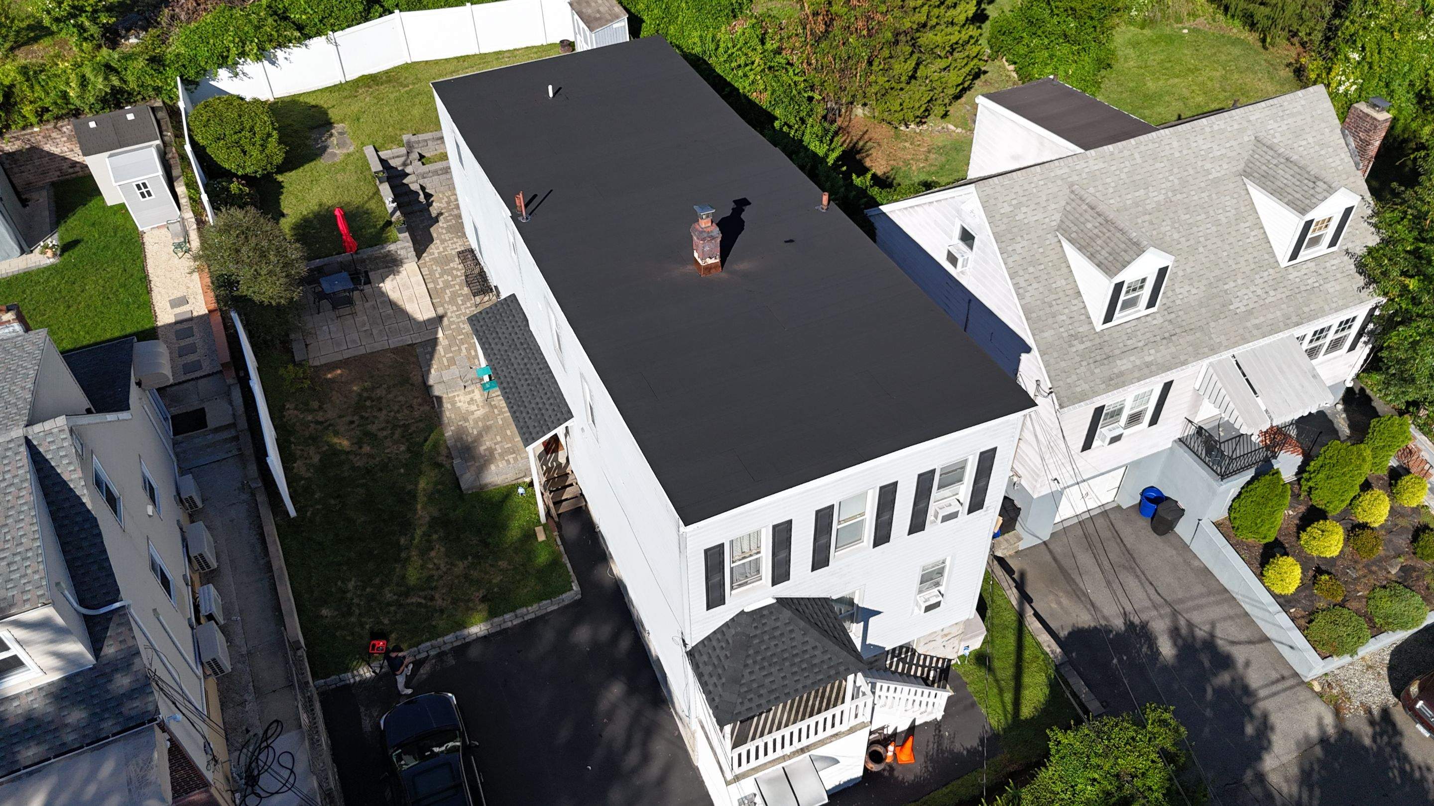 Project in Yonkers by The Energy Efficient Roofer & George's Seamless Gutters