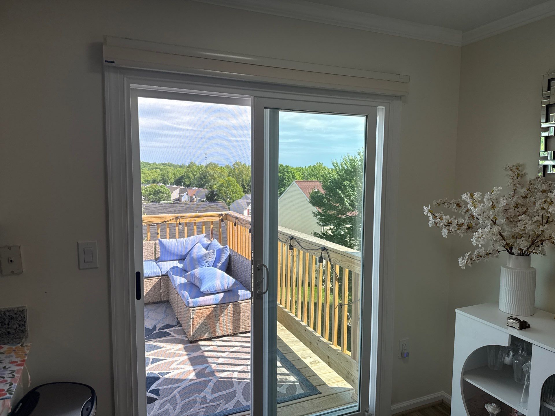 Roman and Honeycomb Shade Project in District Heights, MD by Southern Maryland Custom Blinds