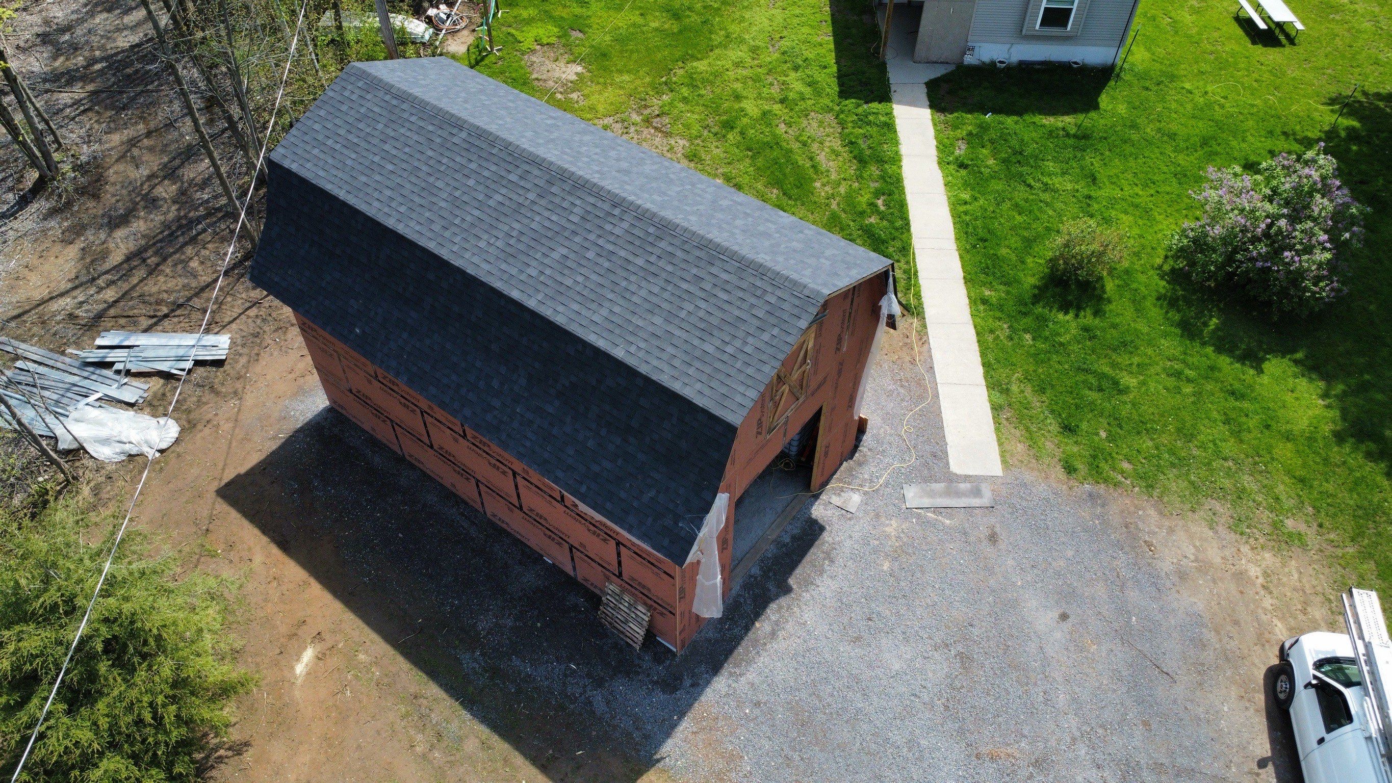 🏠 New Shed Installed in Parish, NY 🛠️ by Alpha Omega Roofing LLC