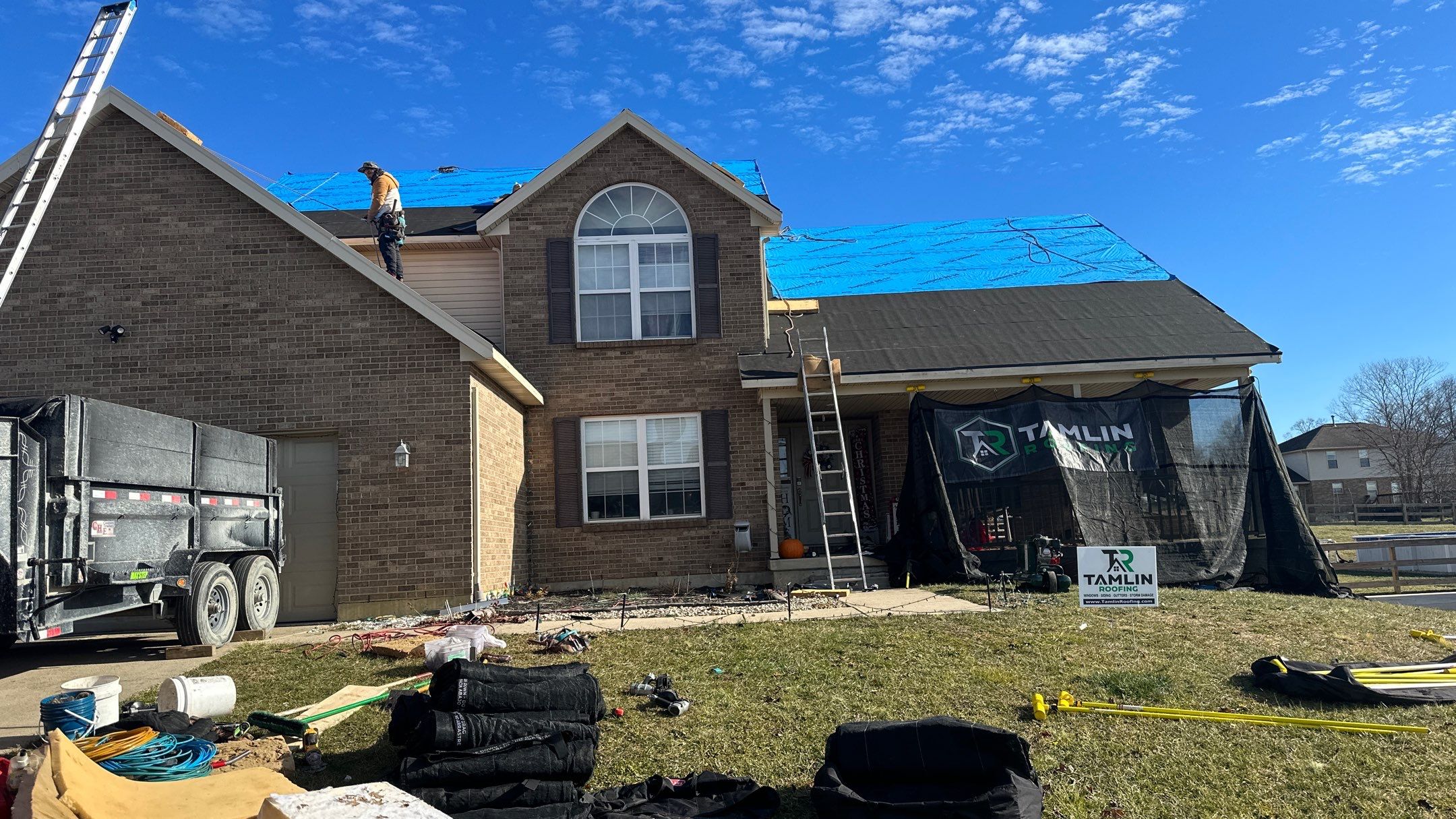 West Hamilton - Pristine Black & Gutters by Tamlin Roofing