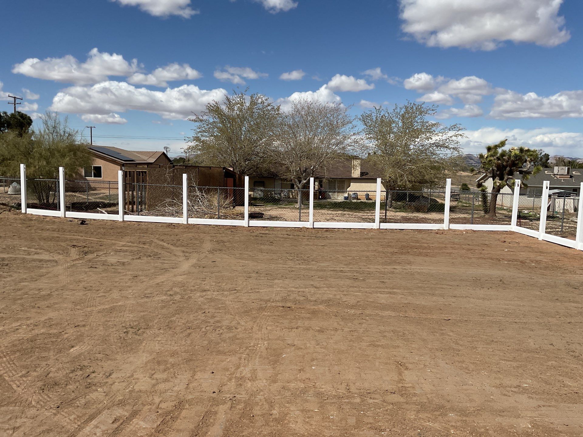 Fence Installation using Vinyl by Fence Guys Inc. 