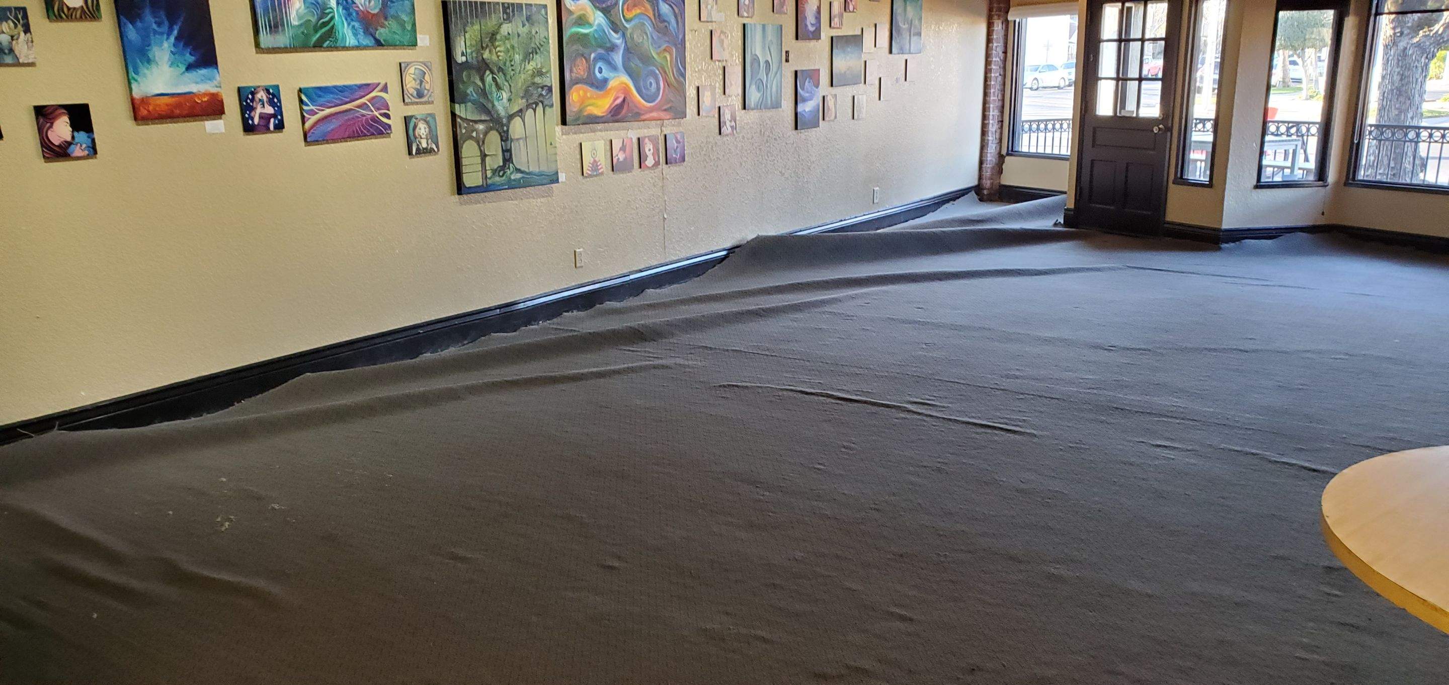 Restaurant, Buckled Carpet Re-stretch by Ardent Carpet Restore LLC