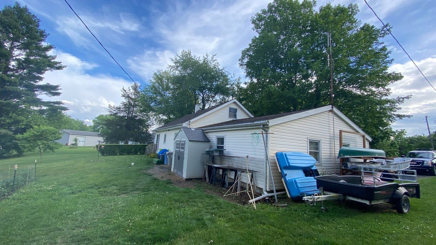Metal Slate Shingle Roof Replacement After Hail Damage in Columbia City, Indiana by 4Ever Metal Roofing