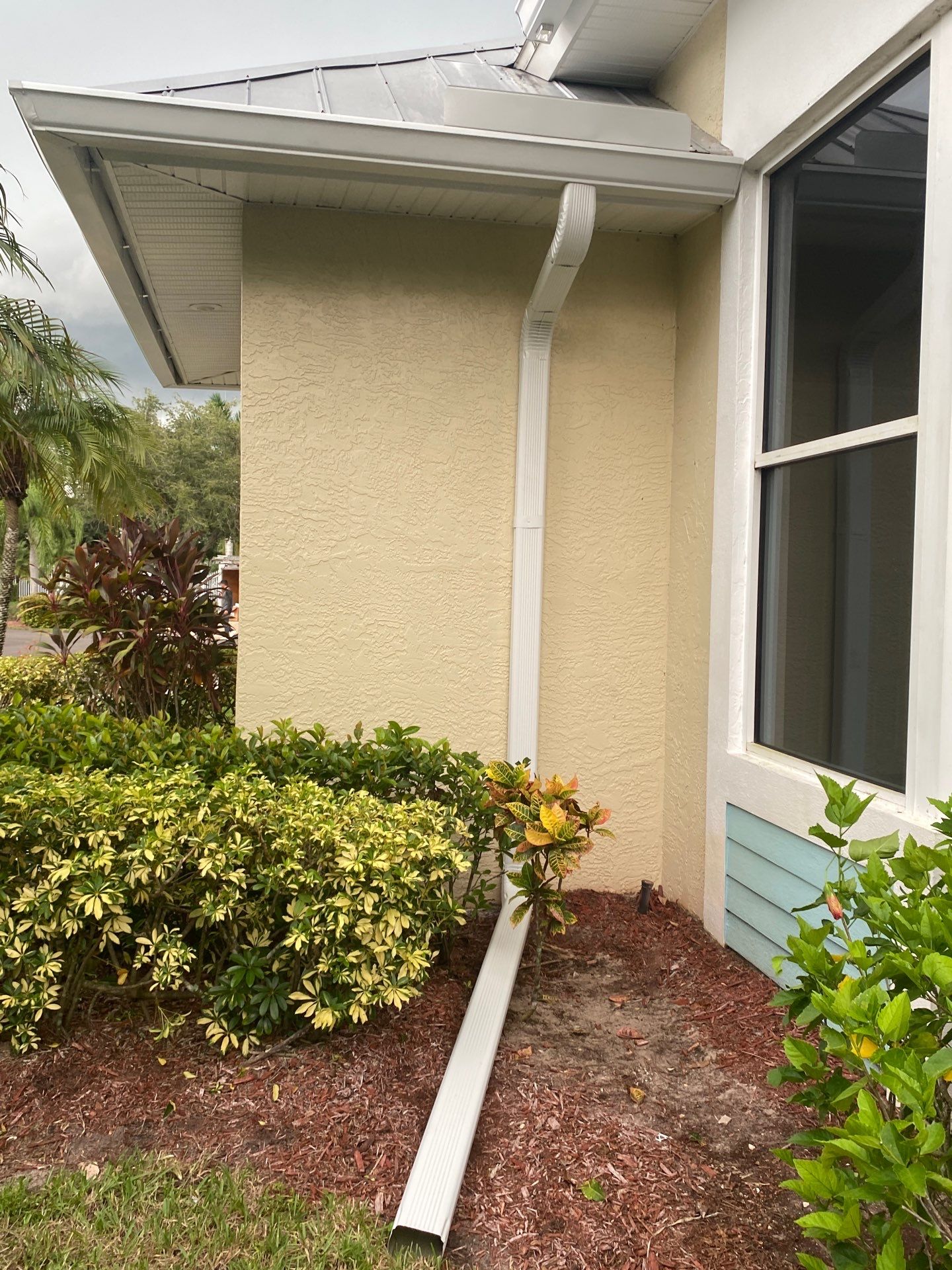White K-Style Gutters in Fort Myers FL by Gutter Professors