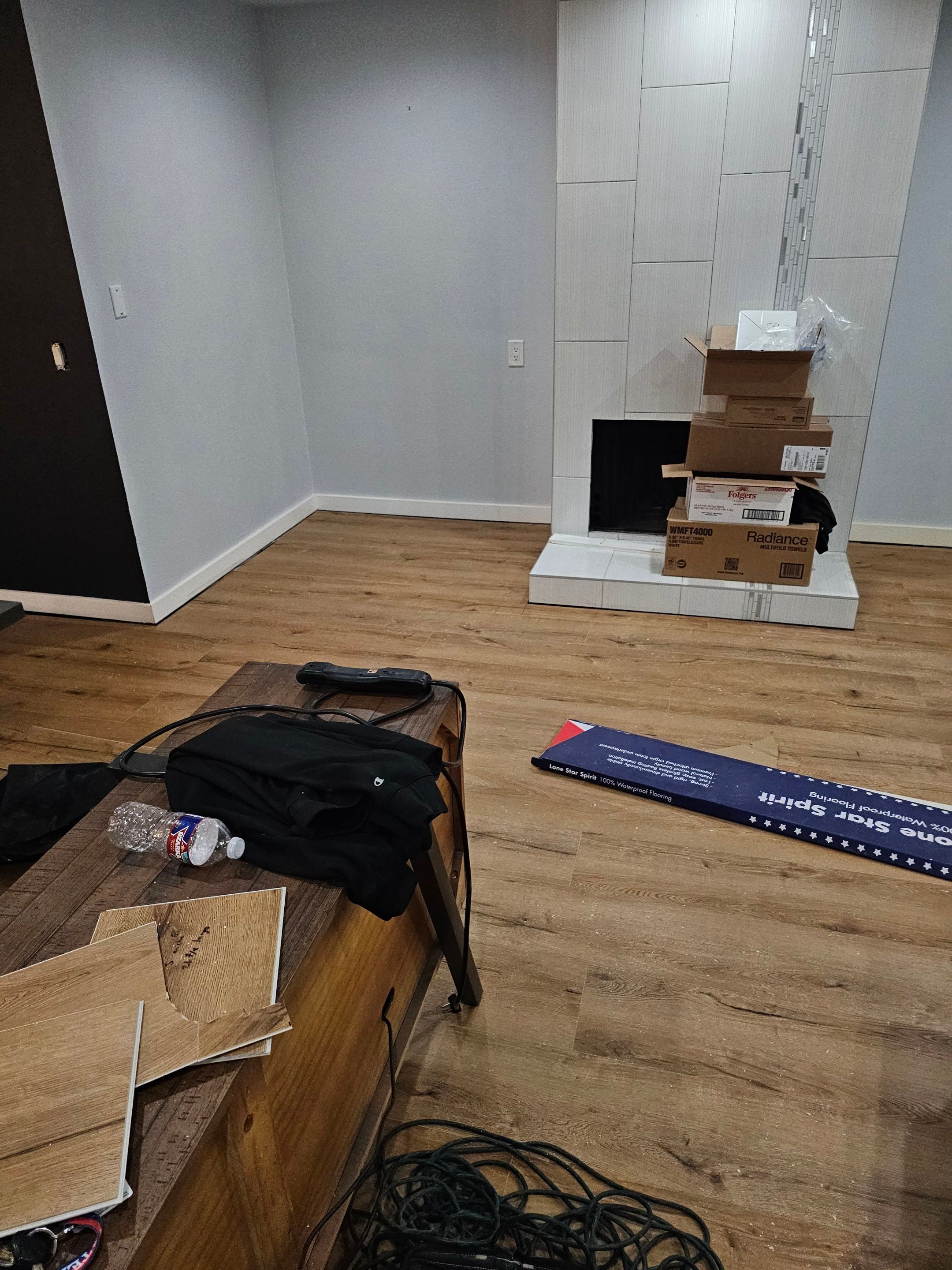 Laminate floor & fence by EL-GC LLC 