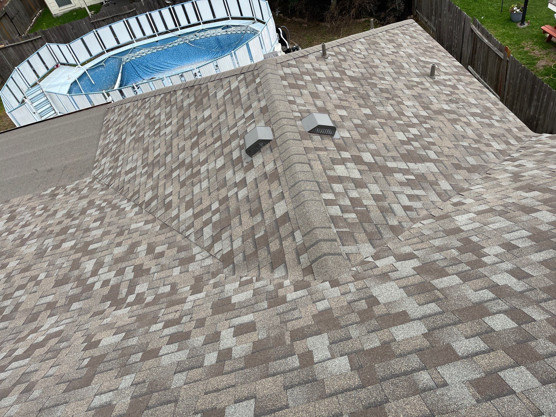 Residential Roofing Installation using Owen's Corning Duration (Lifetime) Shingles by Roof Repair Company