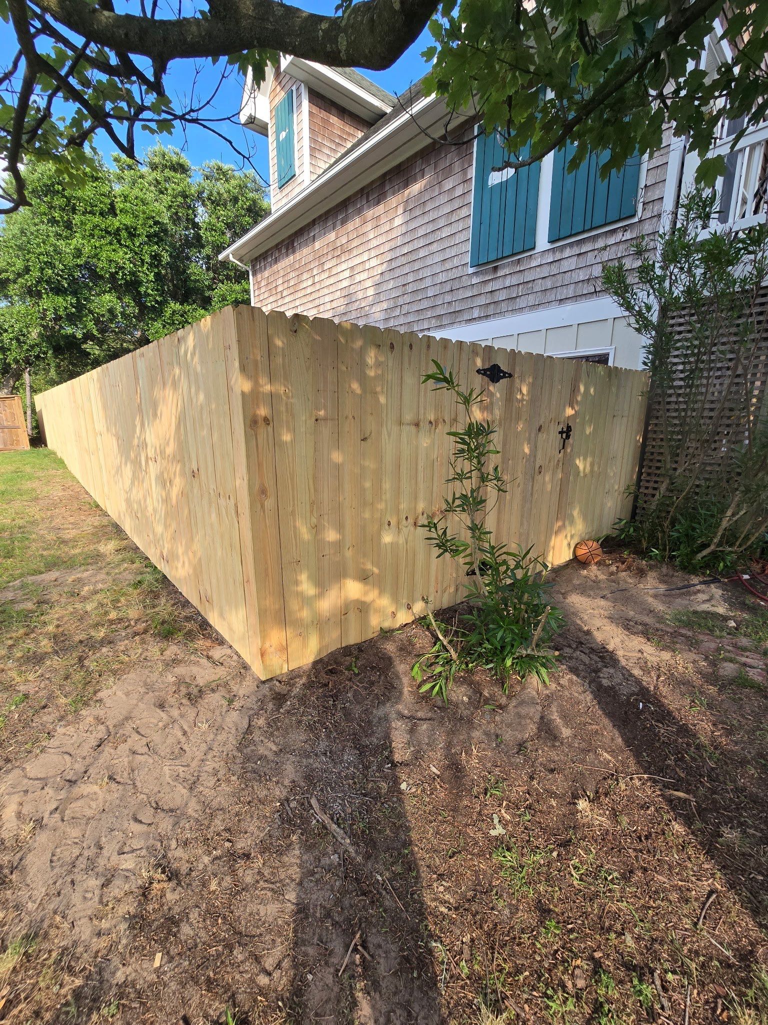 A Fresh Boundary for a Beautiful Home by Tidewater Fence