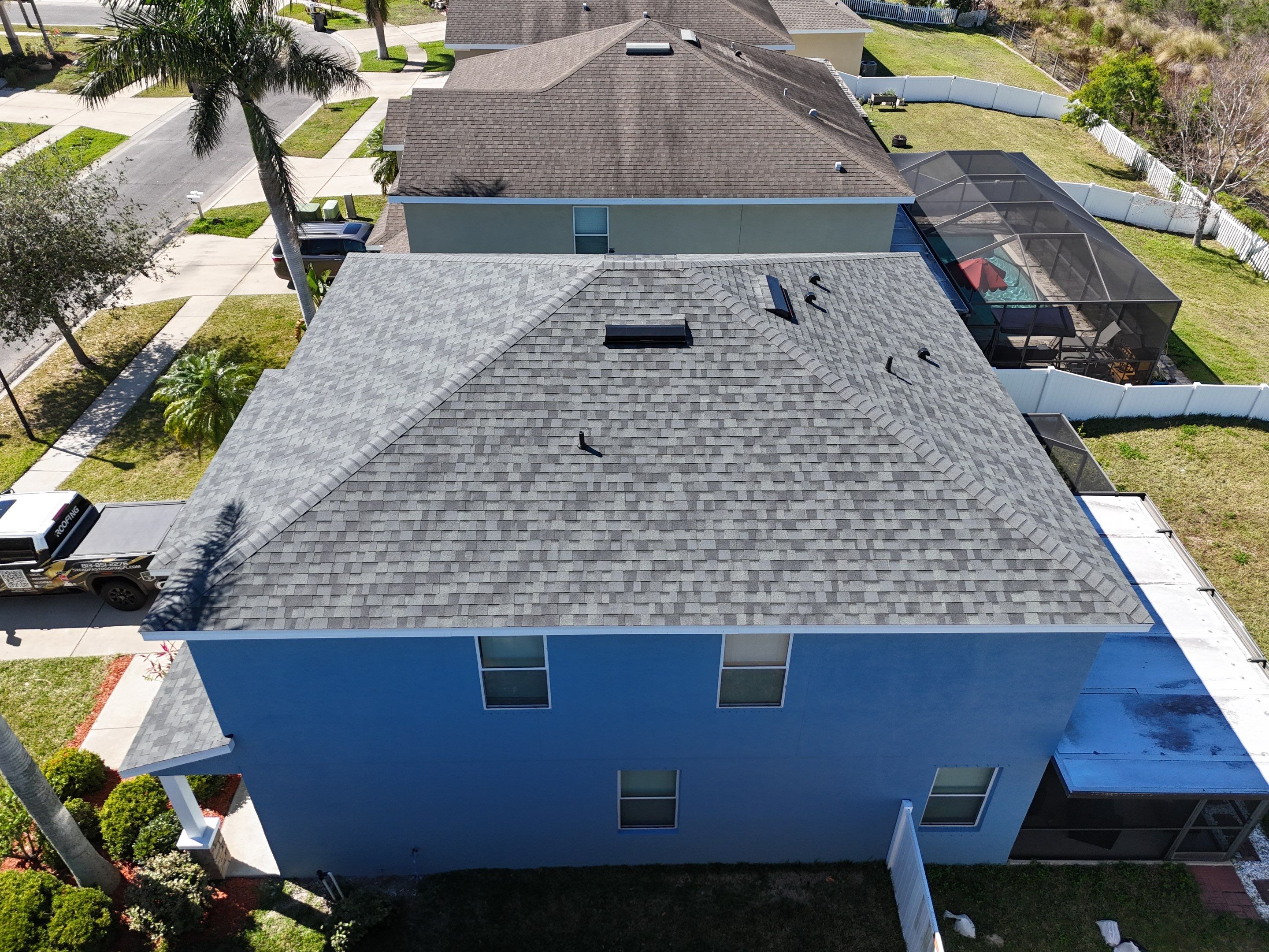 Roof Replacement in Ruskin FL. by Steadfast Roofing 