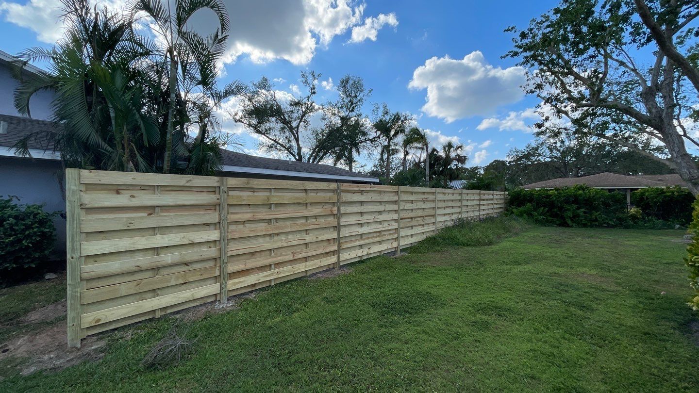 Wood Fence Installation using Shadowbox Wood Fence by Asap fence and gates, LLC