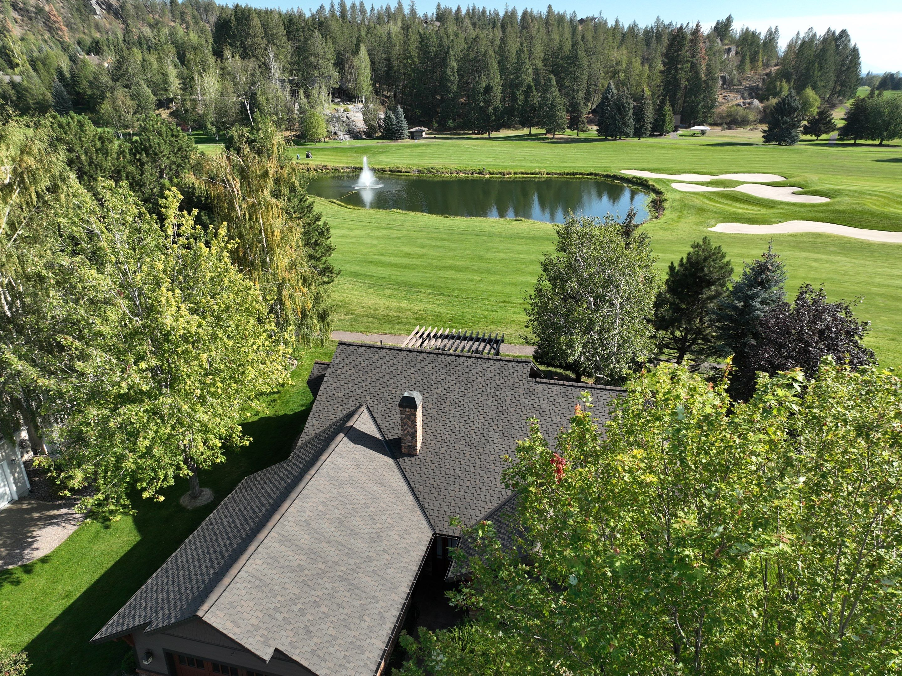 GAF Grand Sequoia - Autumn Brown Blend  by Montana Roofing Solutions