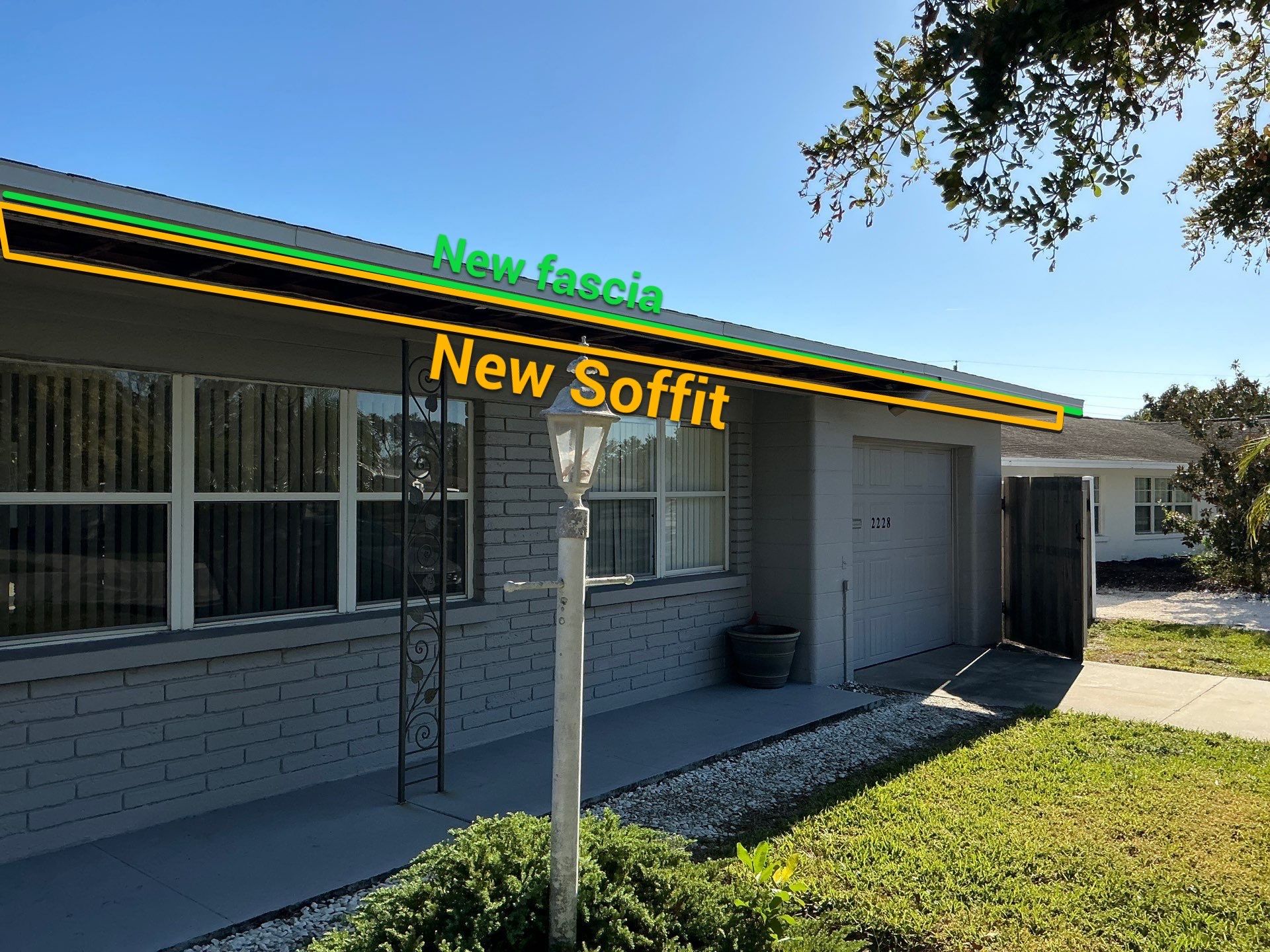 Soffit and Fascia Upgrade in Sarasota FL by Gutter Professors