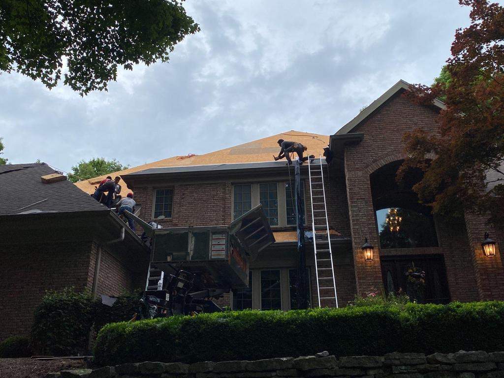 Residential Roofing Installation using GAF Timberline HDZ Barkwood by Nitro Roofing and Construction