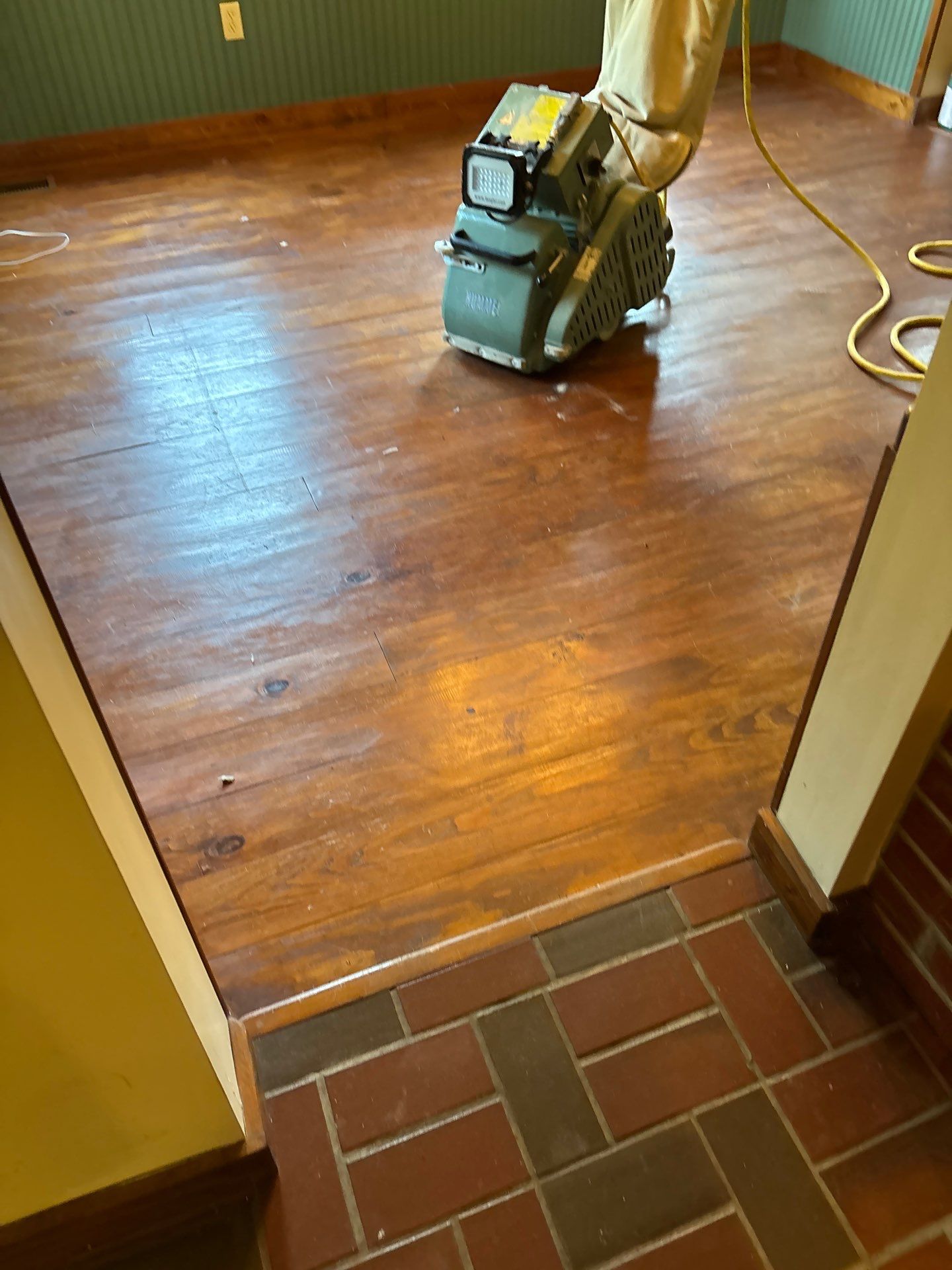 Hardwood Floor Sanding and Refinishing Project in Walton, Kentucky by Footprints Floors Kentucky
