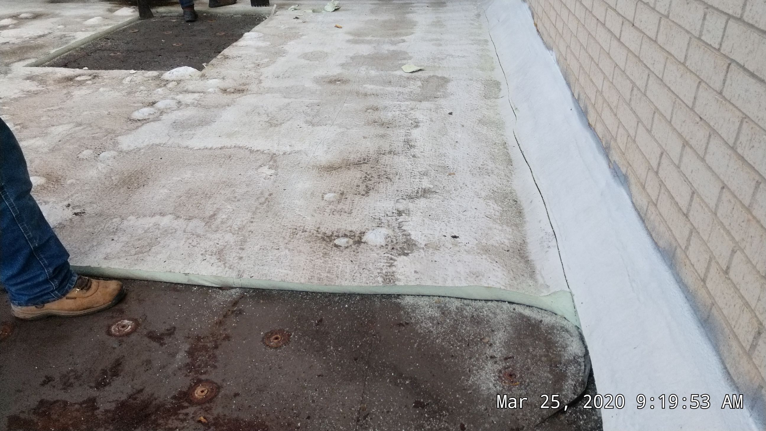 Commercial Roofing Installation using 50 mil PVC by Hostetler Roofing