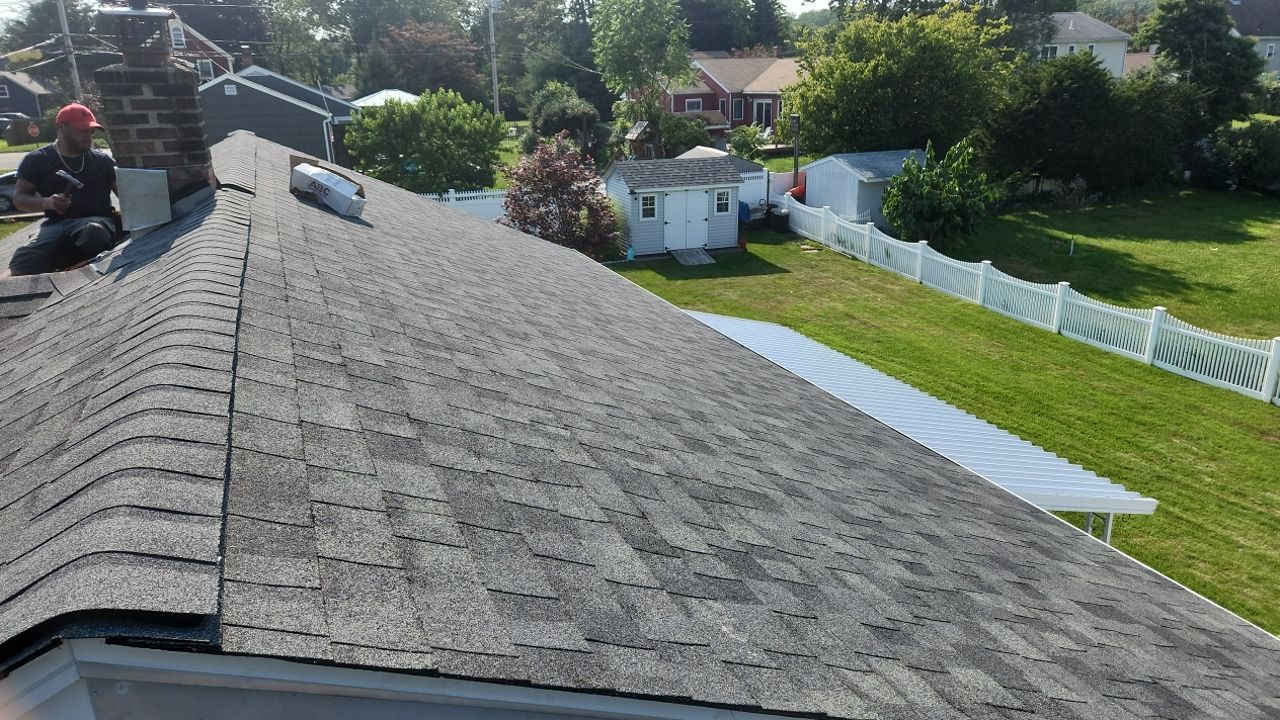 Residential Roofing Installation using Owens Corning Duration Estate Gray by A Plus Exterior