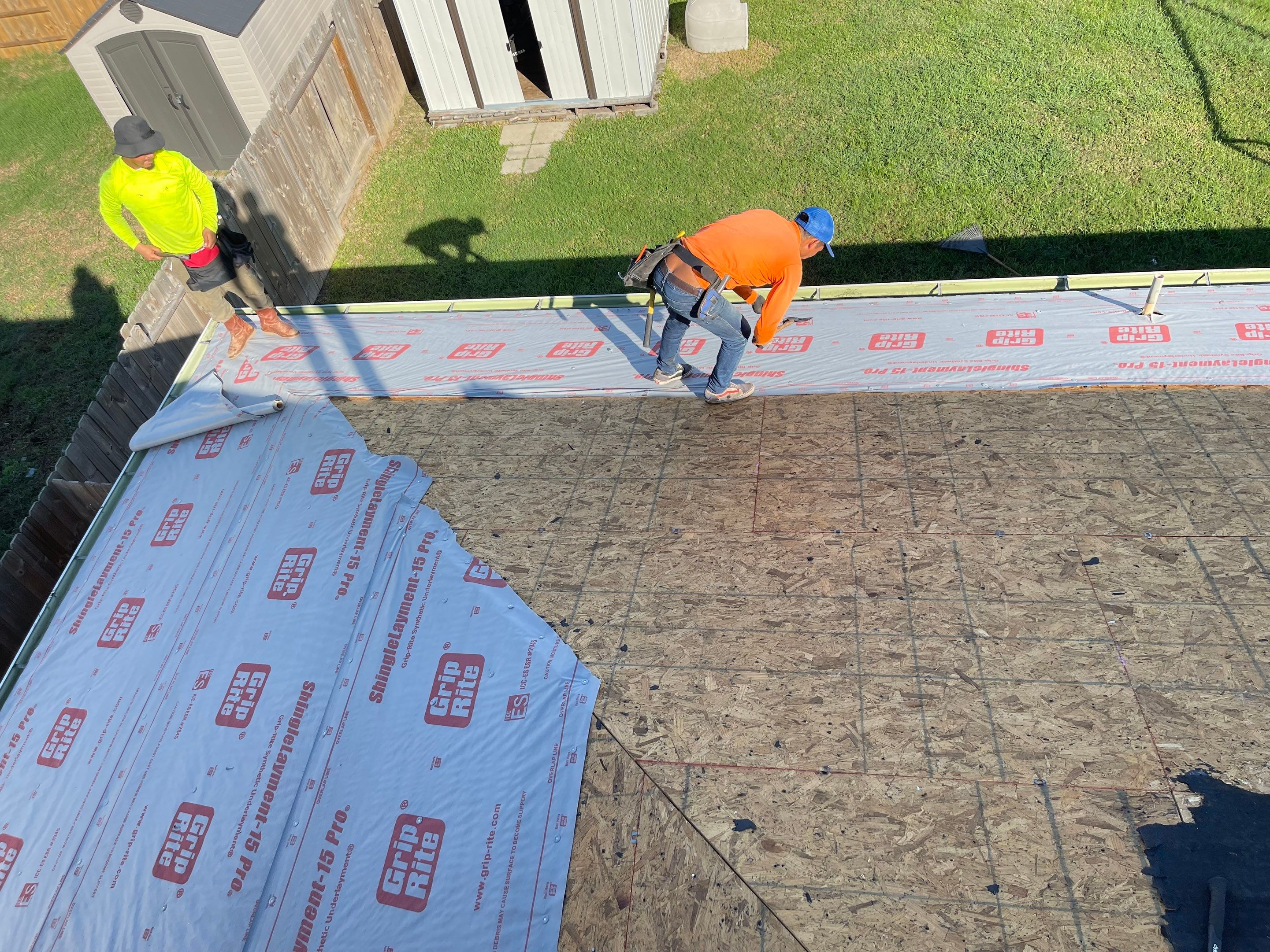 Residential Roofing Installation using Atlas ProLam® Shingles Black Shadow Color by CAP Roofing and Construction LLC