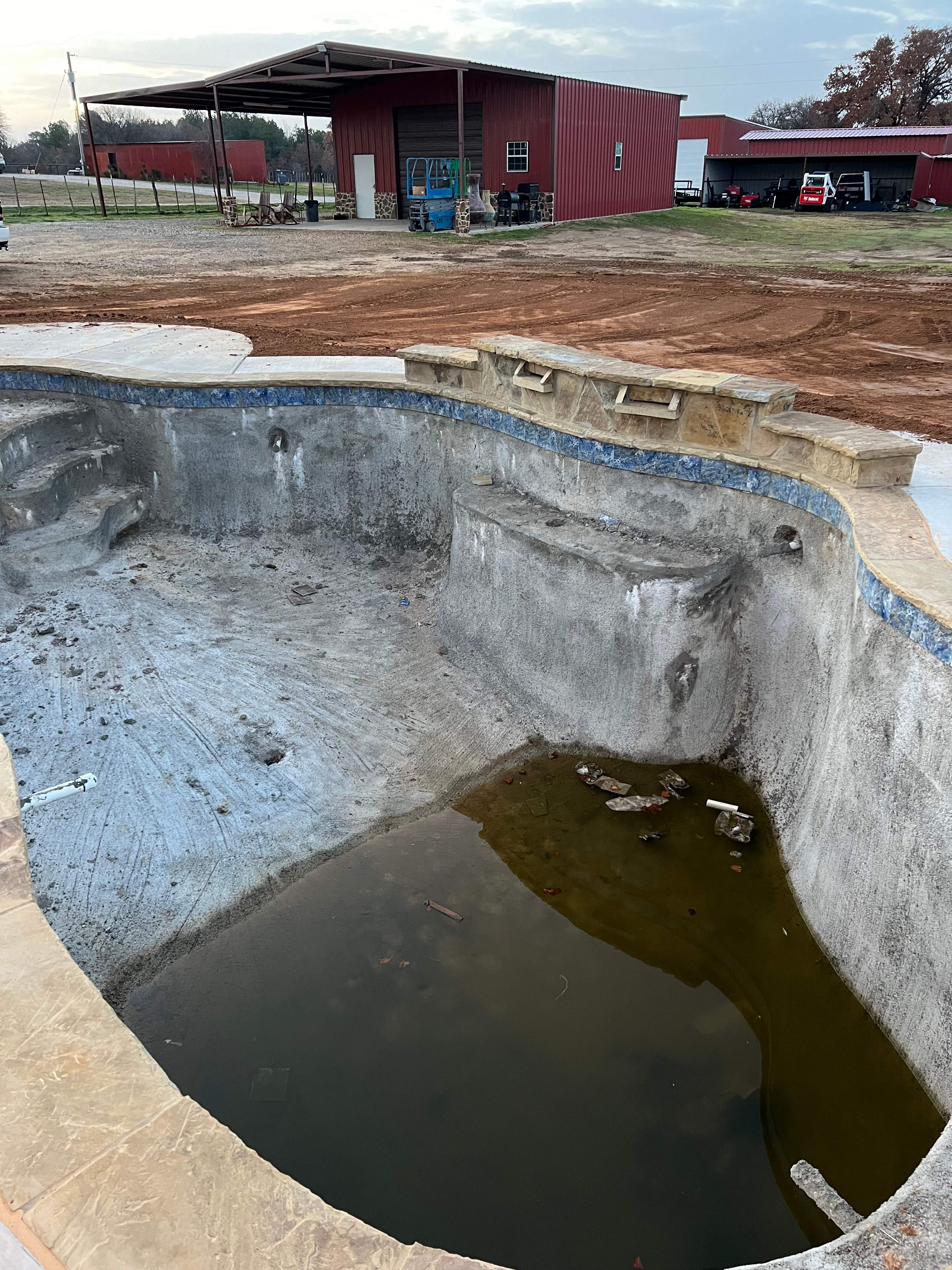 Freeform Pool with Raised Spa and Spillway by Pinnacle Pools and Spas - DFW