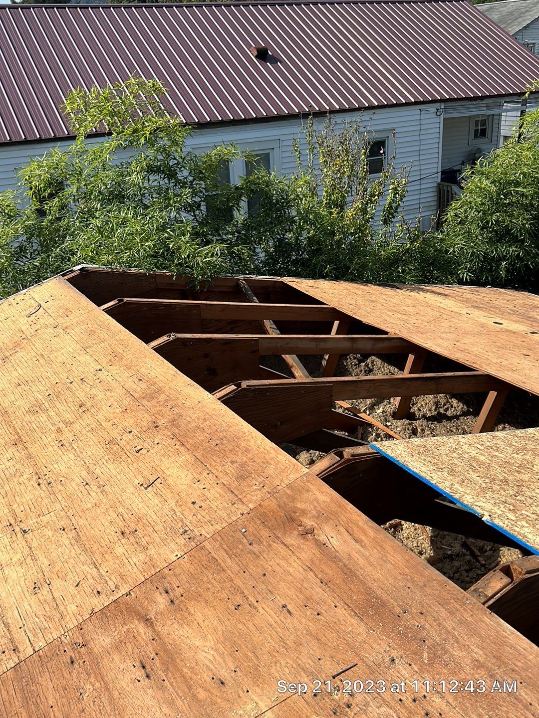 Residential Roofing Repair using Metal by Mr. Roofer