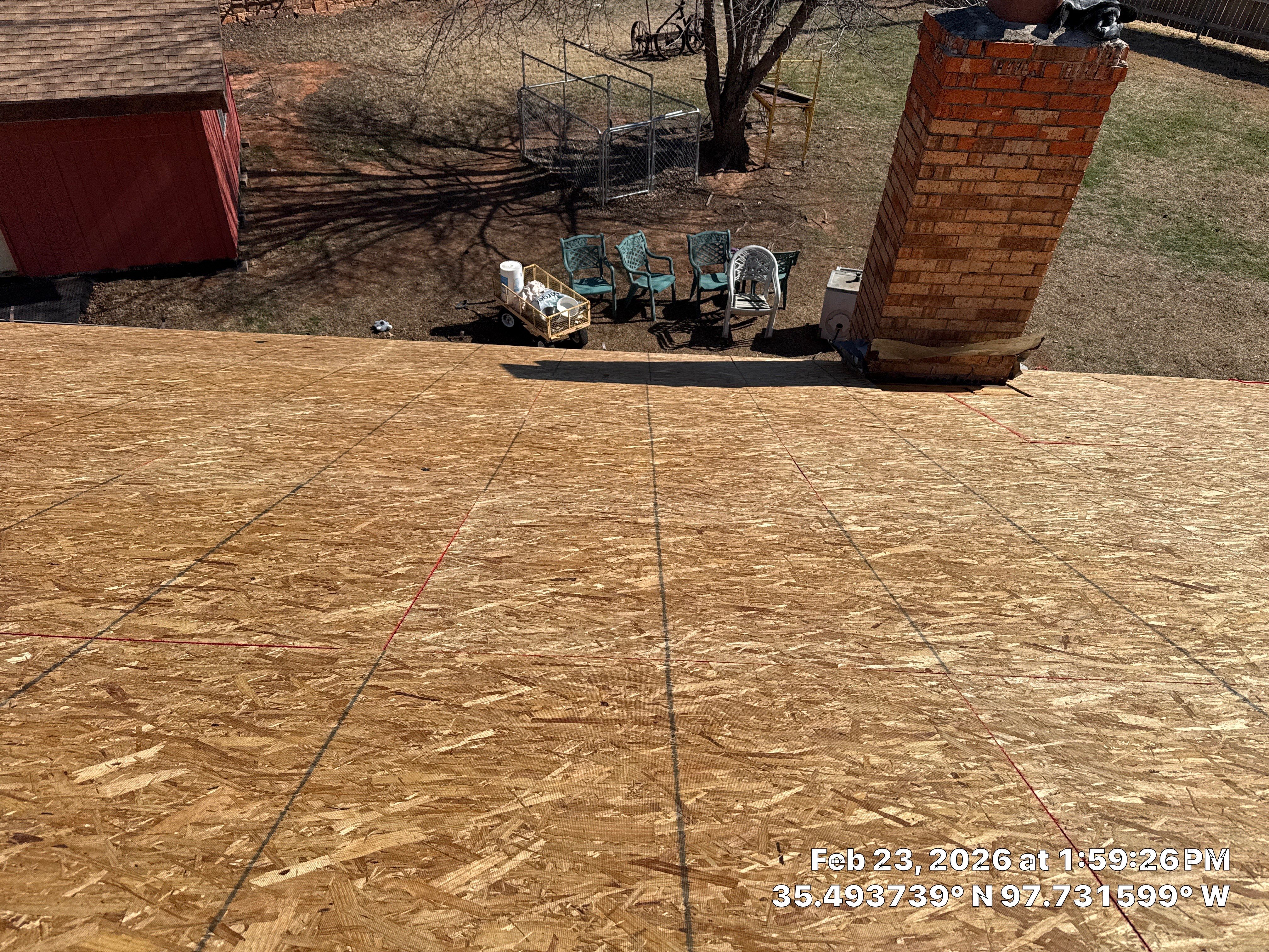 Project in Yukon, OK by OAK Roofing Restoration 
