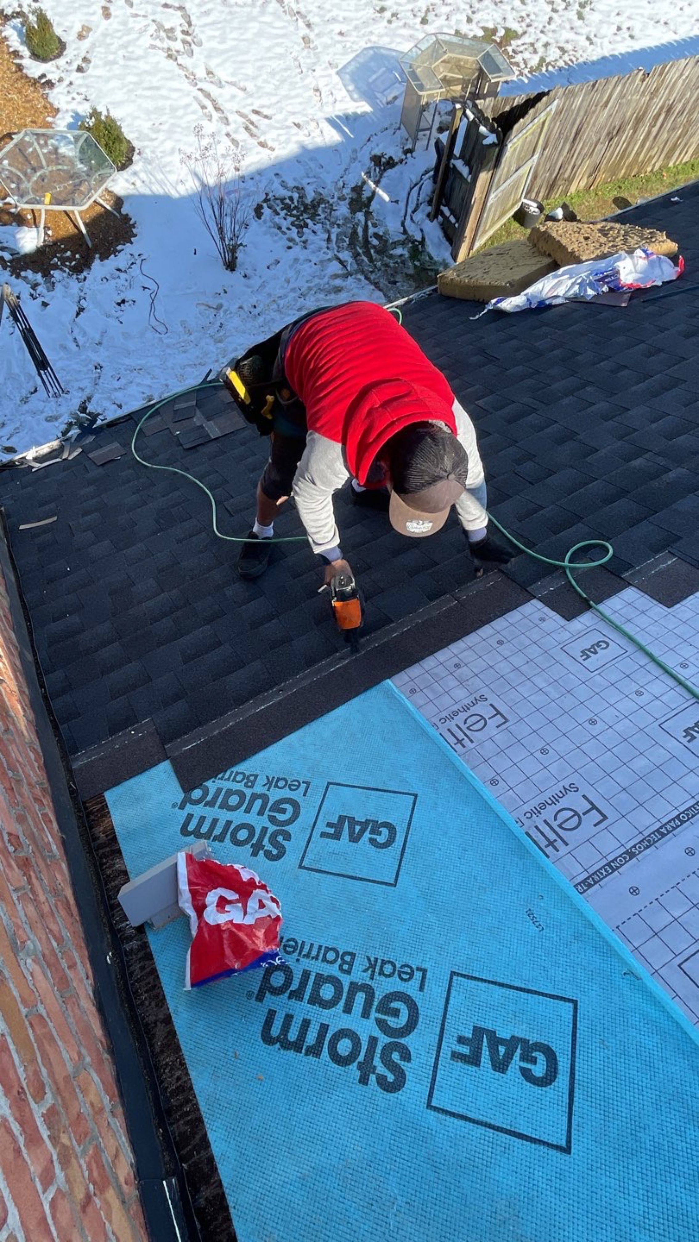 Residential Roofing Installation using GAF HDZ Roofing System  by Undersun Roofing 