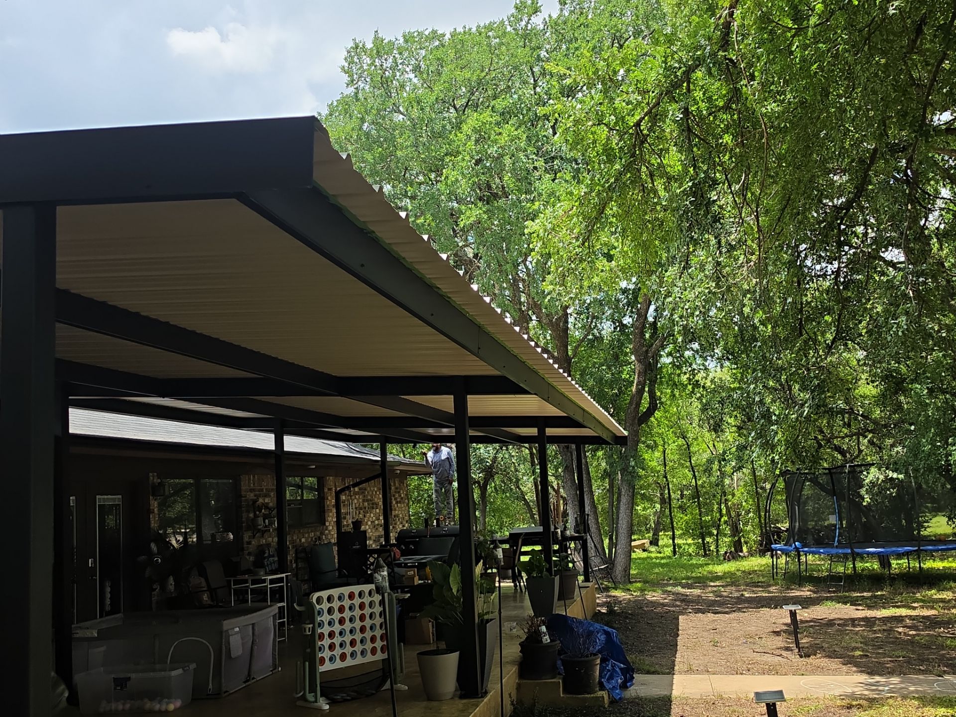 1000sf Patio Cover by REPS Austin Area Roofer