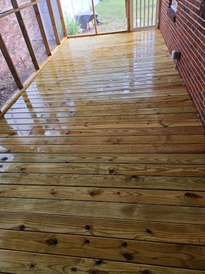 Deck using Wood Sealant