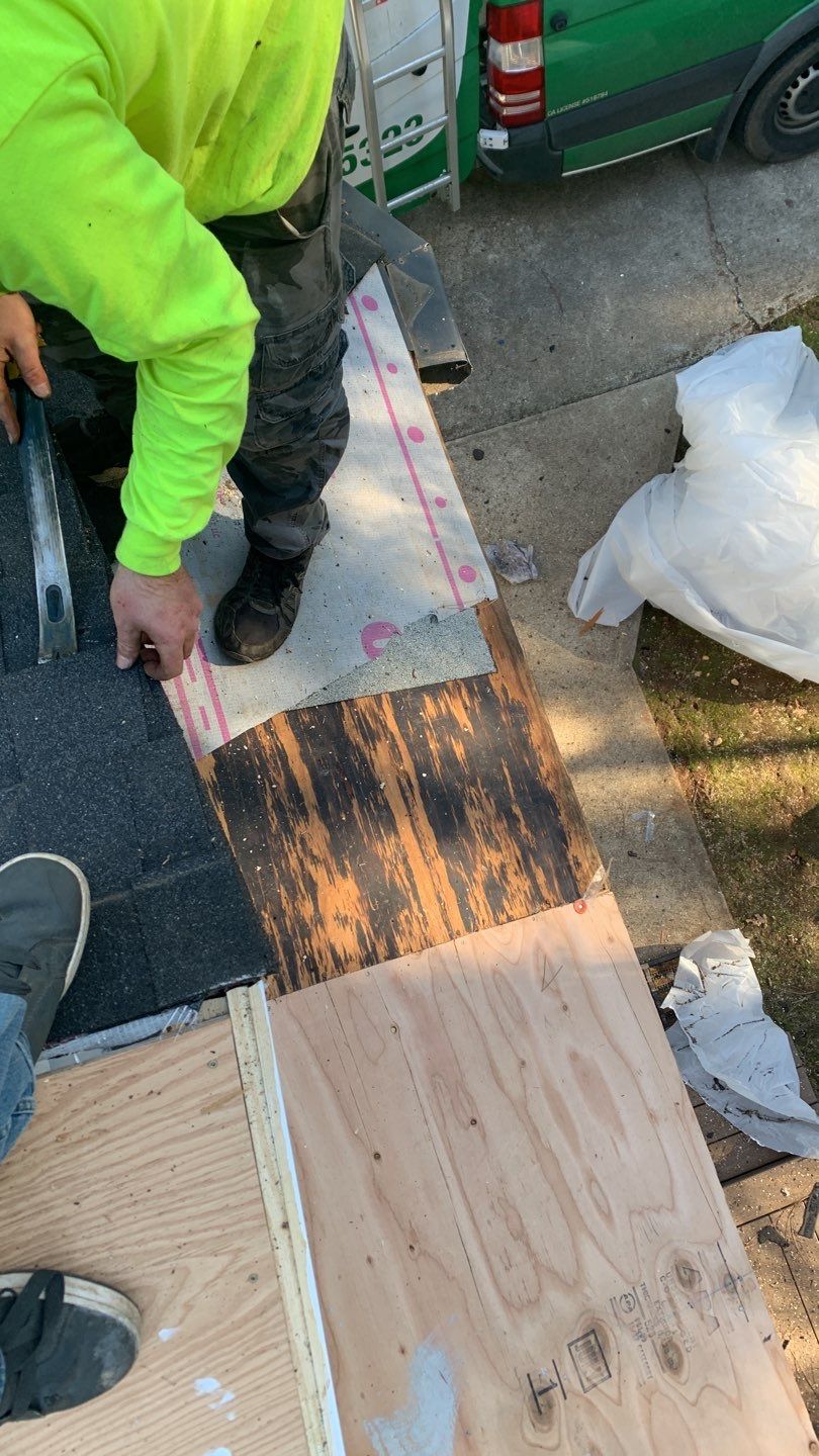 Residential Roofing Repair using Owens Corning Roofing Shingles by Byers Enterprises 