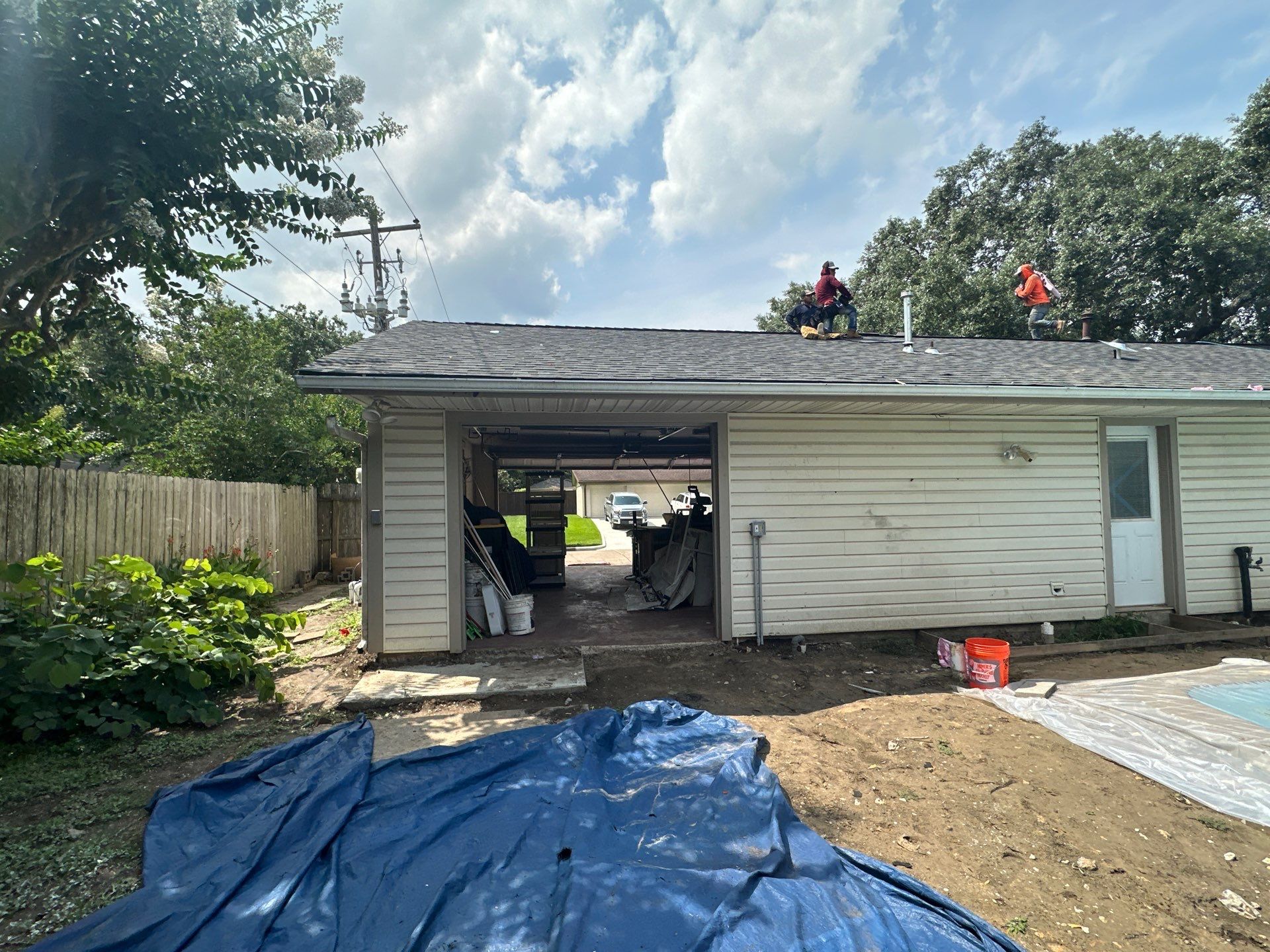 Project in Houston by Motion Roofing