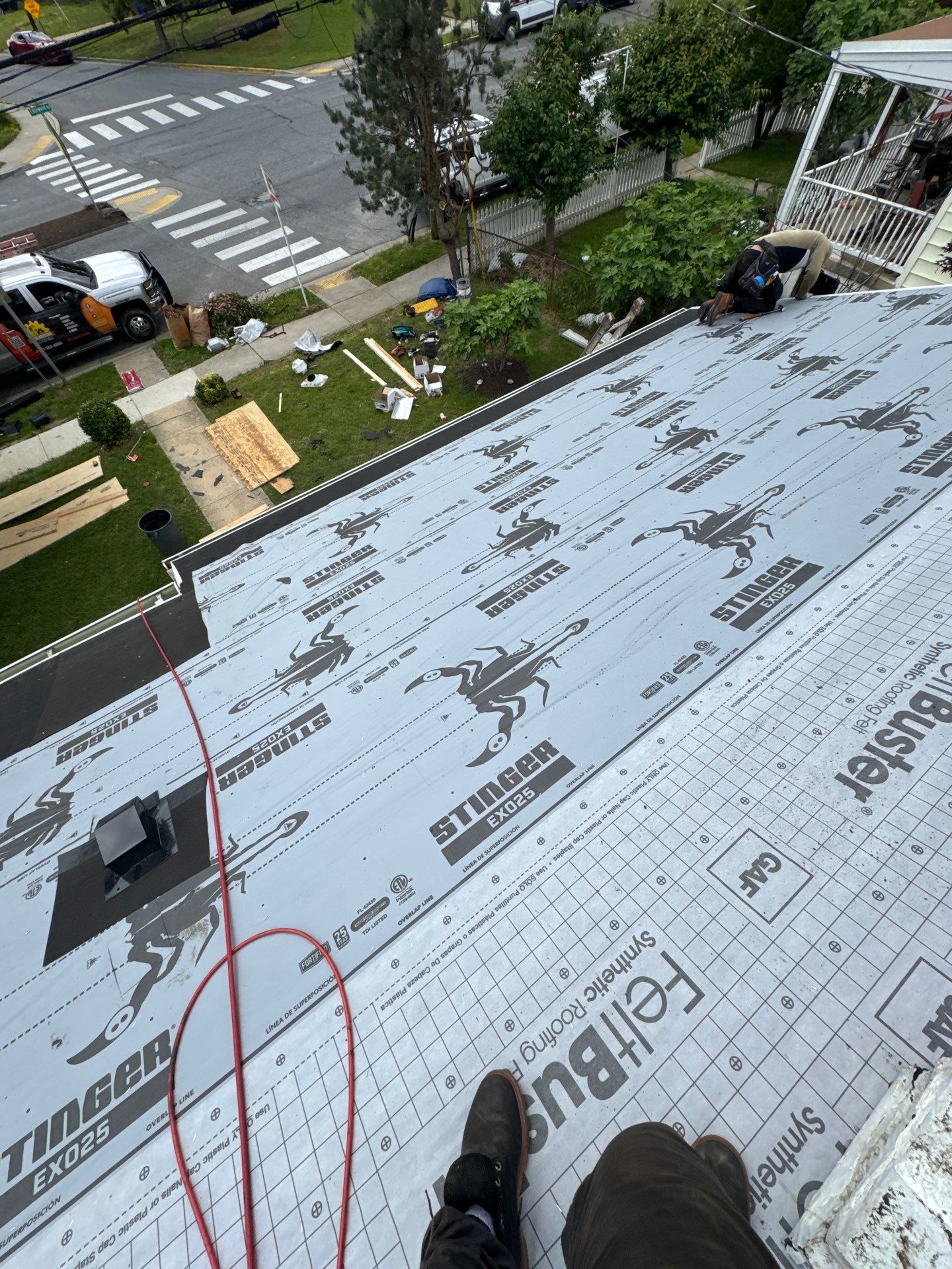 Residential Roofing Installation using GAF HDZ SHINGLES by La Bendicion Contruction Llc