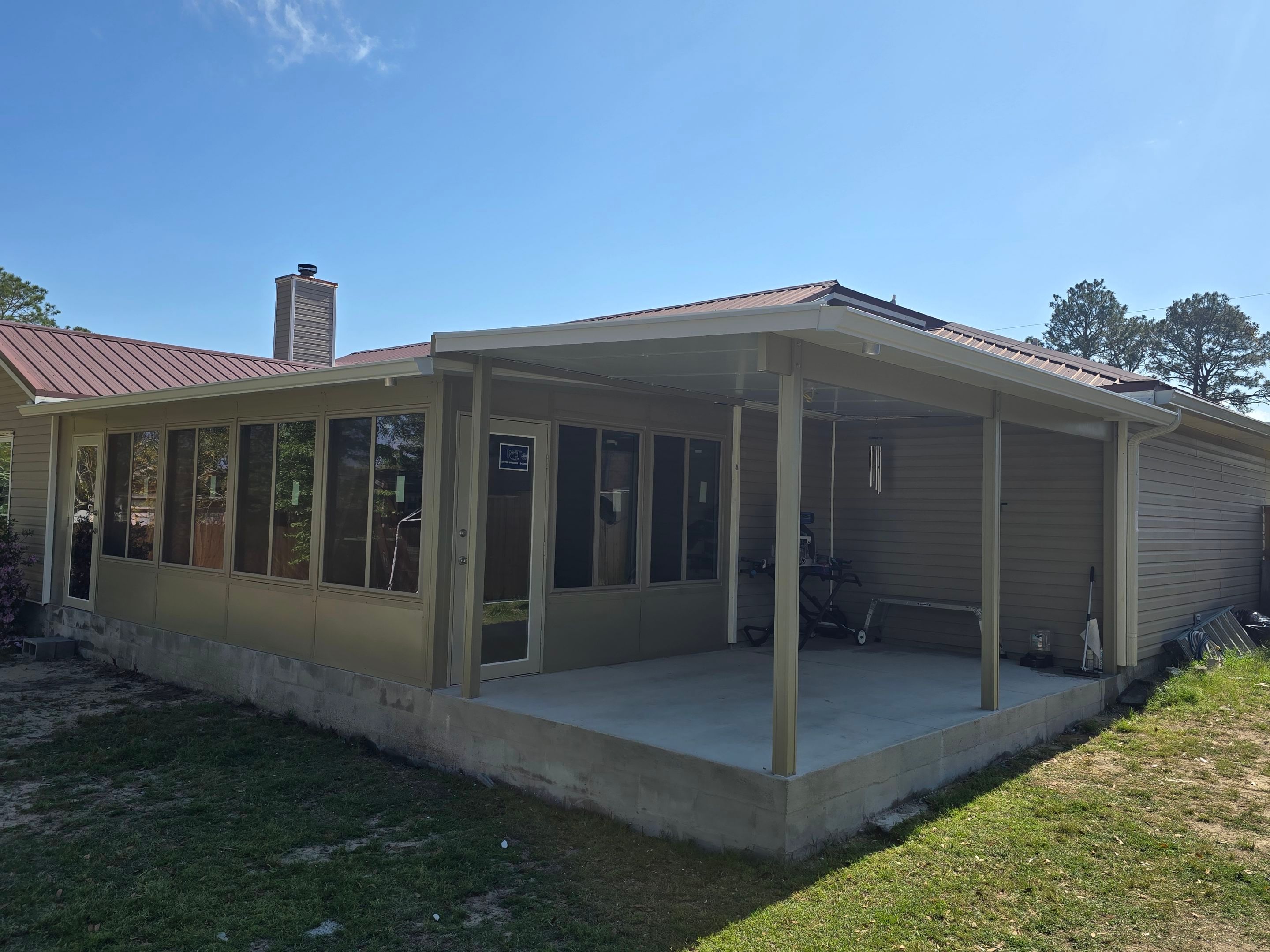 Glass Room & Patio Cover in Crestview by Titan Sunrooms