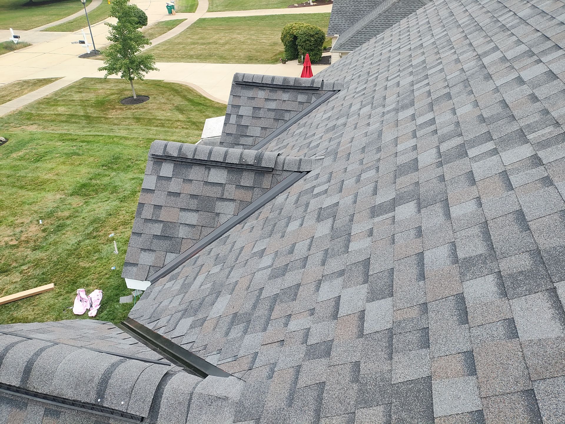 Residential Roof Replacement using Owens Corning Onyx Black by Absolute Roofing and Construction
