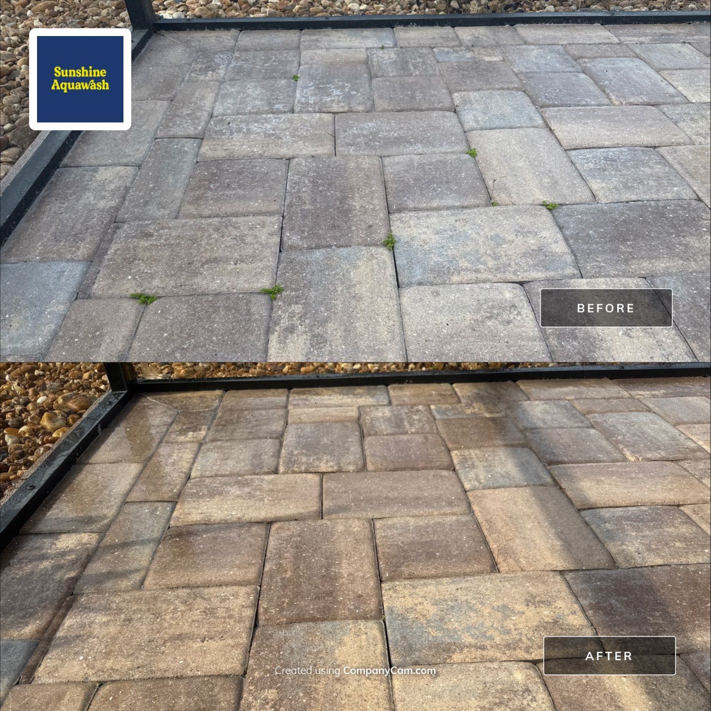Paver Pool Deck Cleaning & Pool Cage Screen Cleaning in Tara Community – Bradenton, FL by Sunshine AquaWash