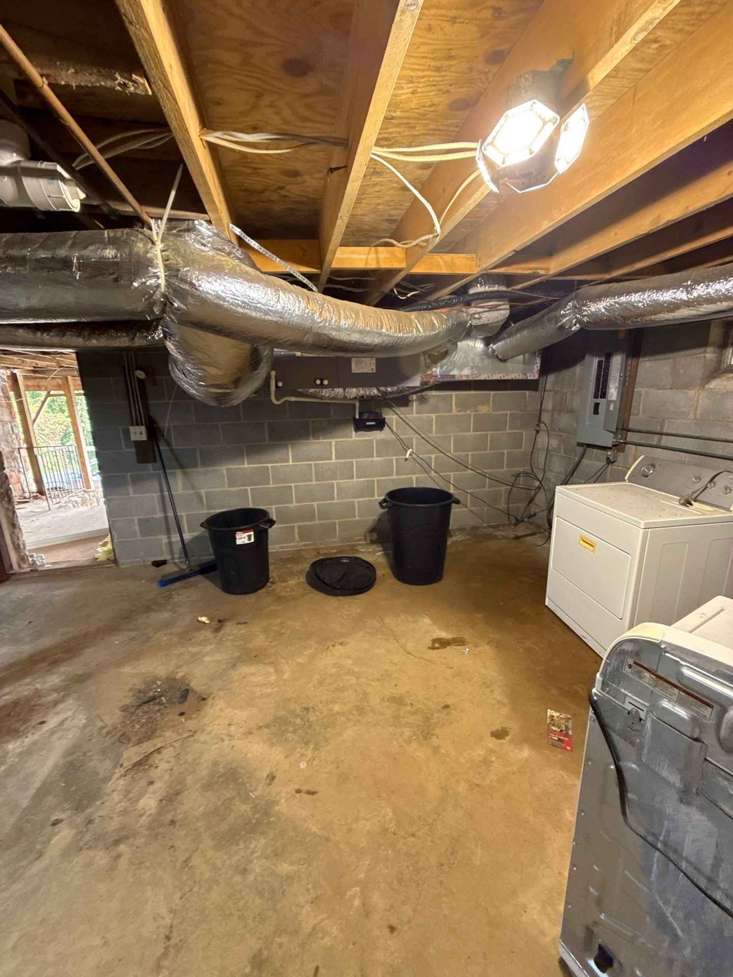 Mitsubishi Mini-split install in Stanley by Elemental Heating and air conditioning LLC