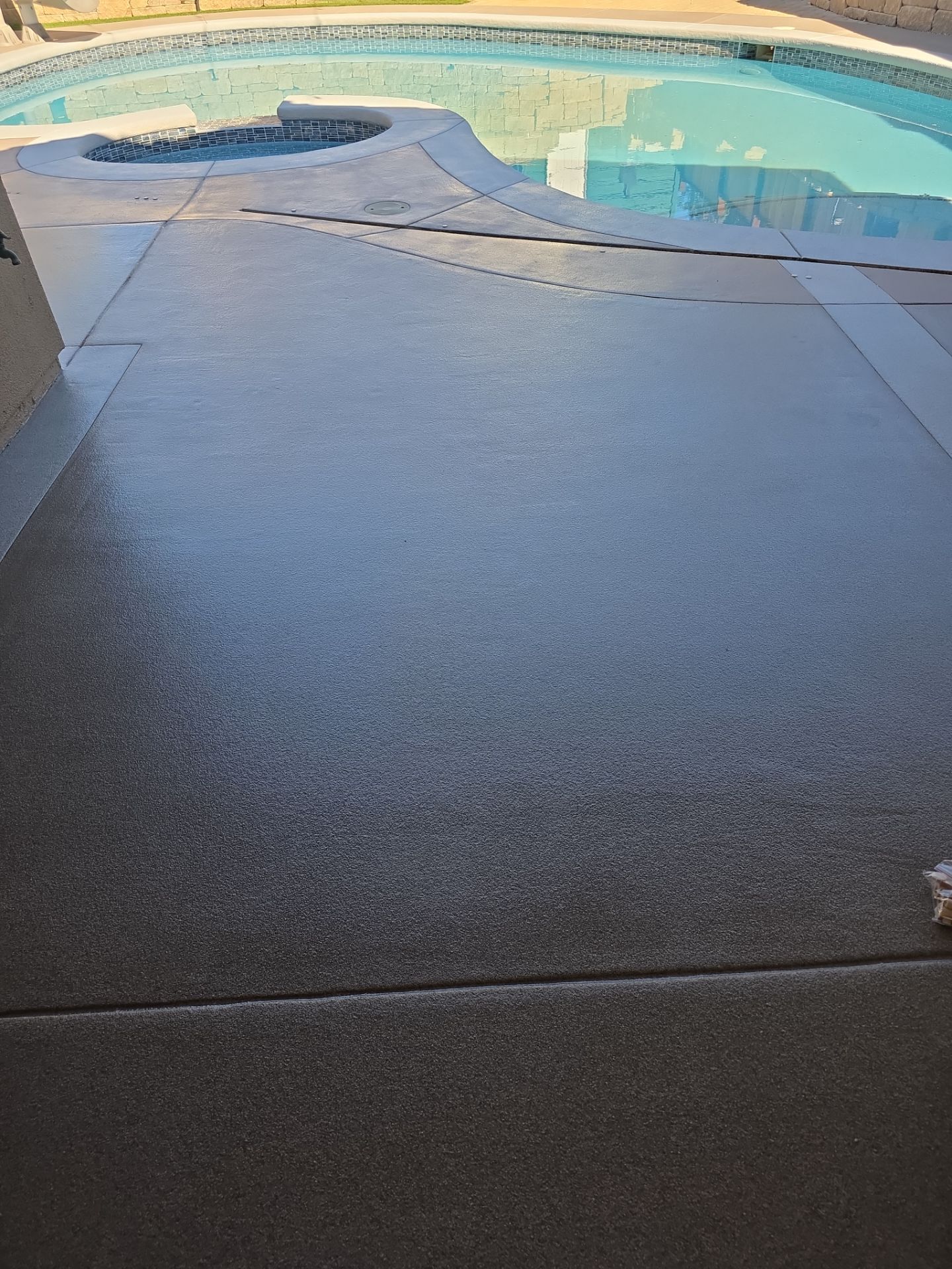 Quartz 2 tone Pool deck by Matt Gifford Painting LLC