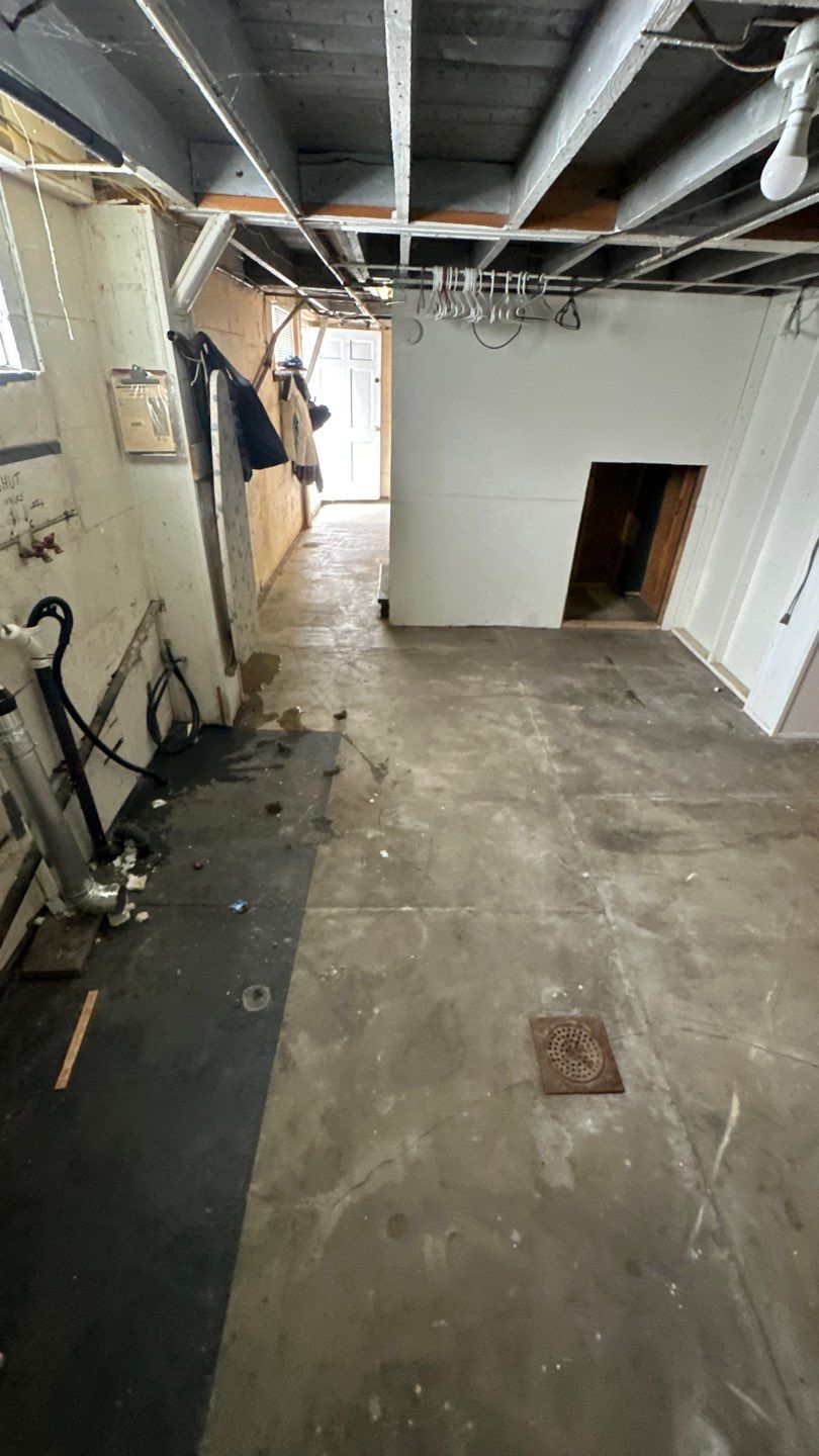 Gravel Basement Project in Leechburg by Floors in a Day, Inc