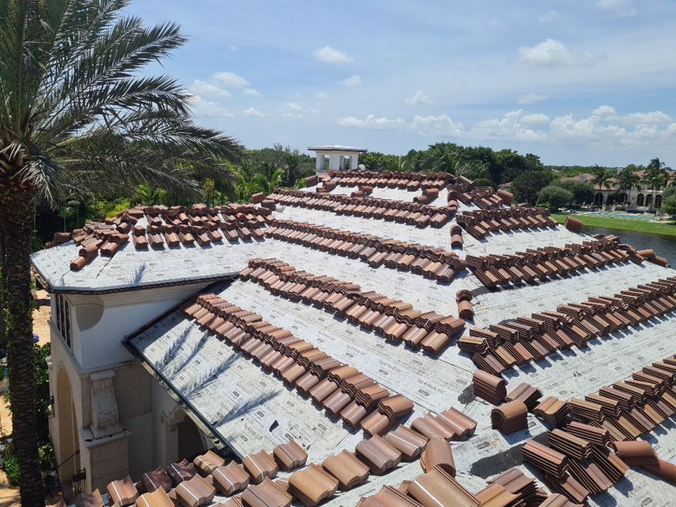 Residential Roofing Installation using Eagle Roofing Tile by BLUES BROTHERS ROOFING