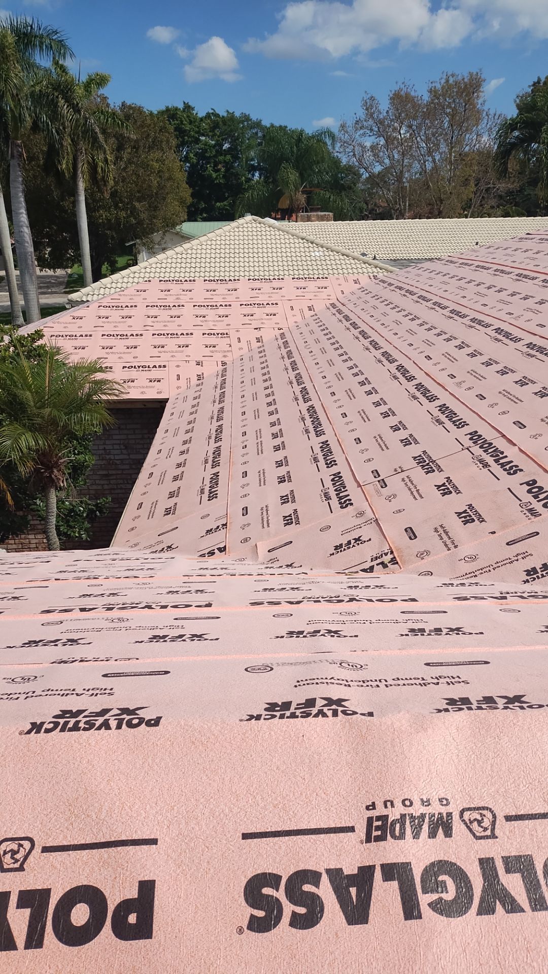 Residential Roofing Installation using 1" Nail strip metal roof by BLUES BROTHERS ROOFING