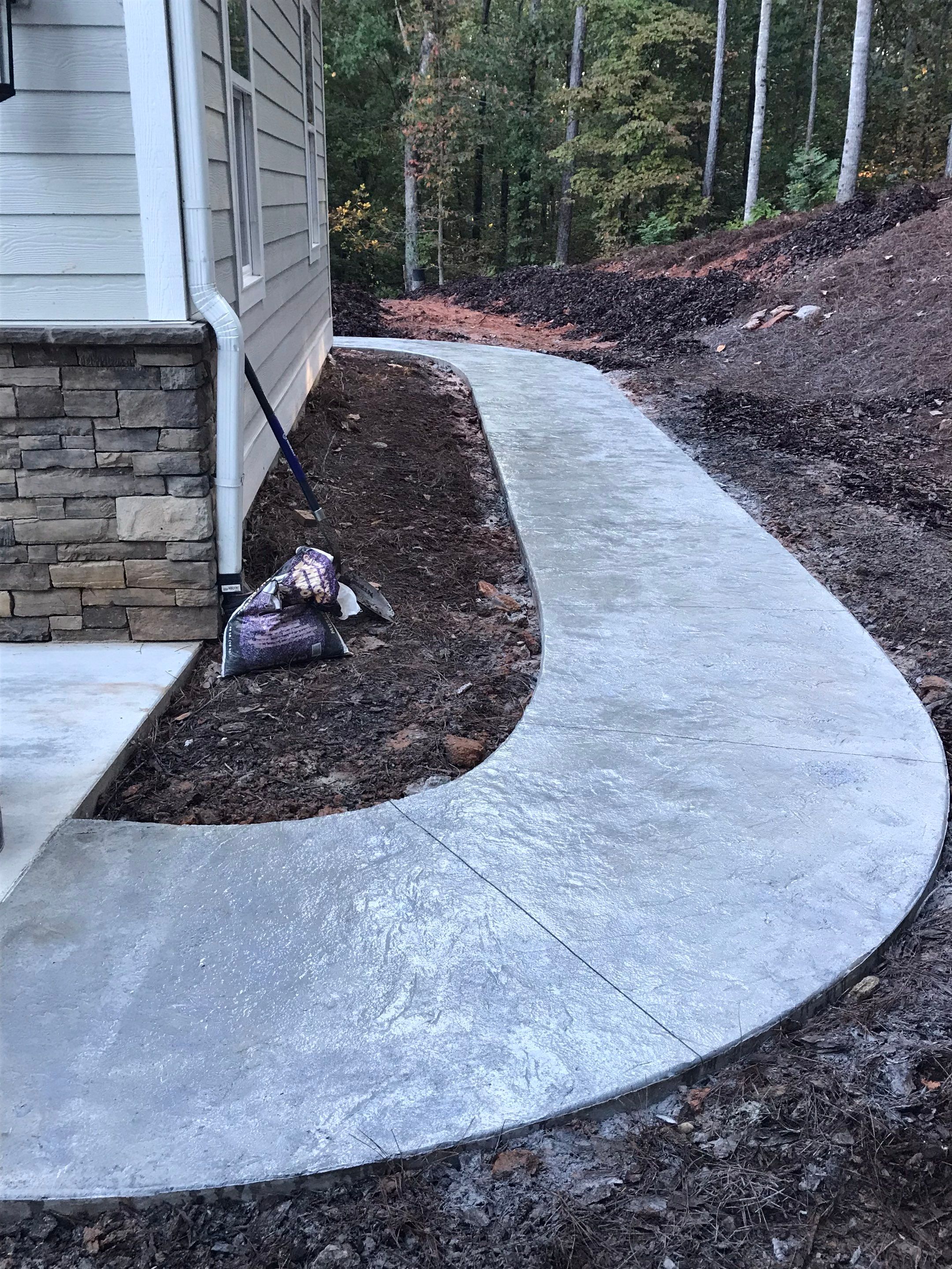 Stamped Concrete Patio by Xtreme Concrete Services