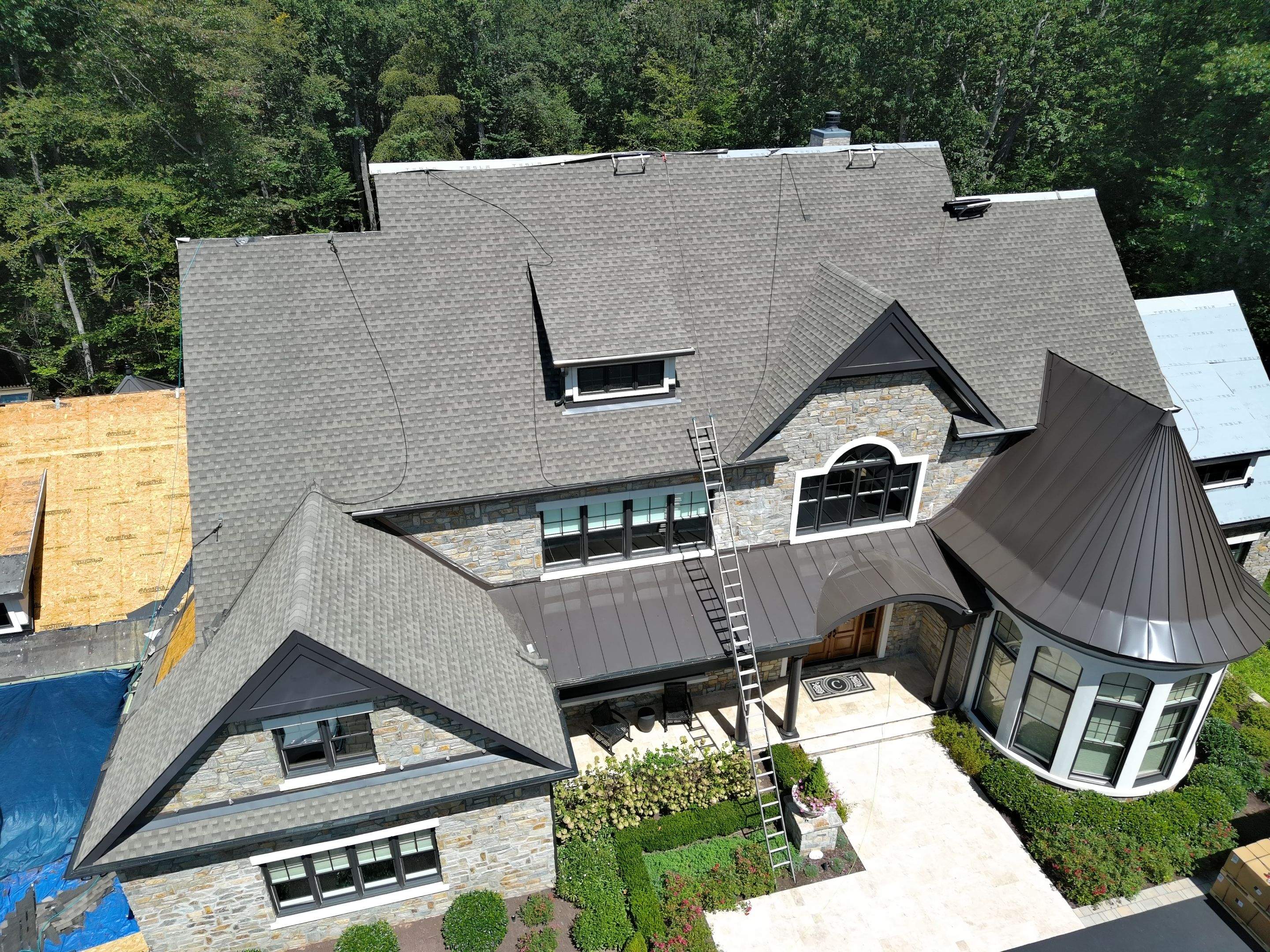 STUNNING Tesla Solar Roof in Virgina by American Home Contractors