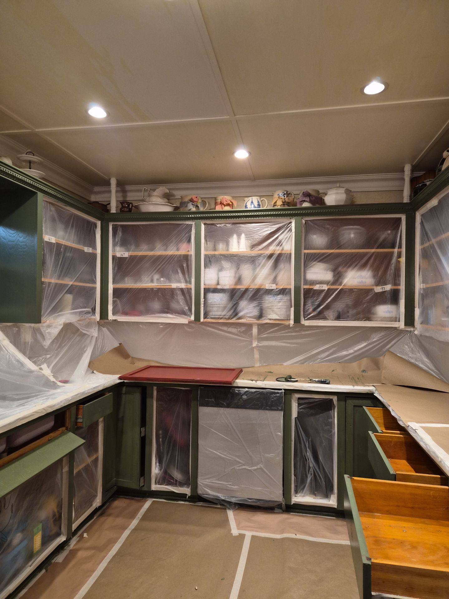 Cabinet Painting – Tyler, Tx (Near the Swan Community) by Quality Coats Painting