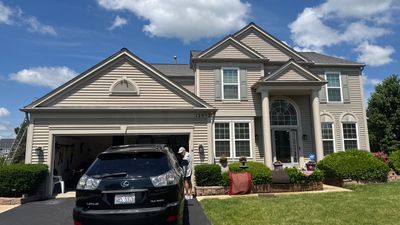 Turtle Shell gutter protection installation in Plainfield, IL 60585, photograph 5