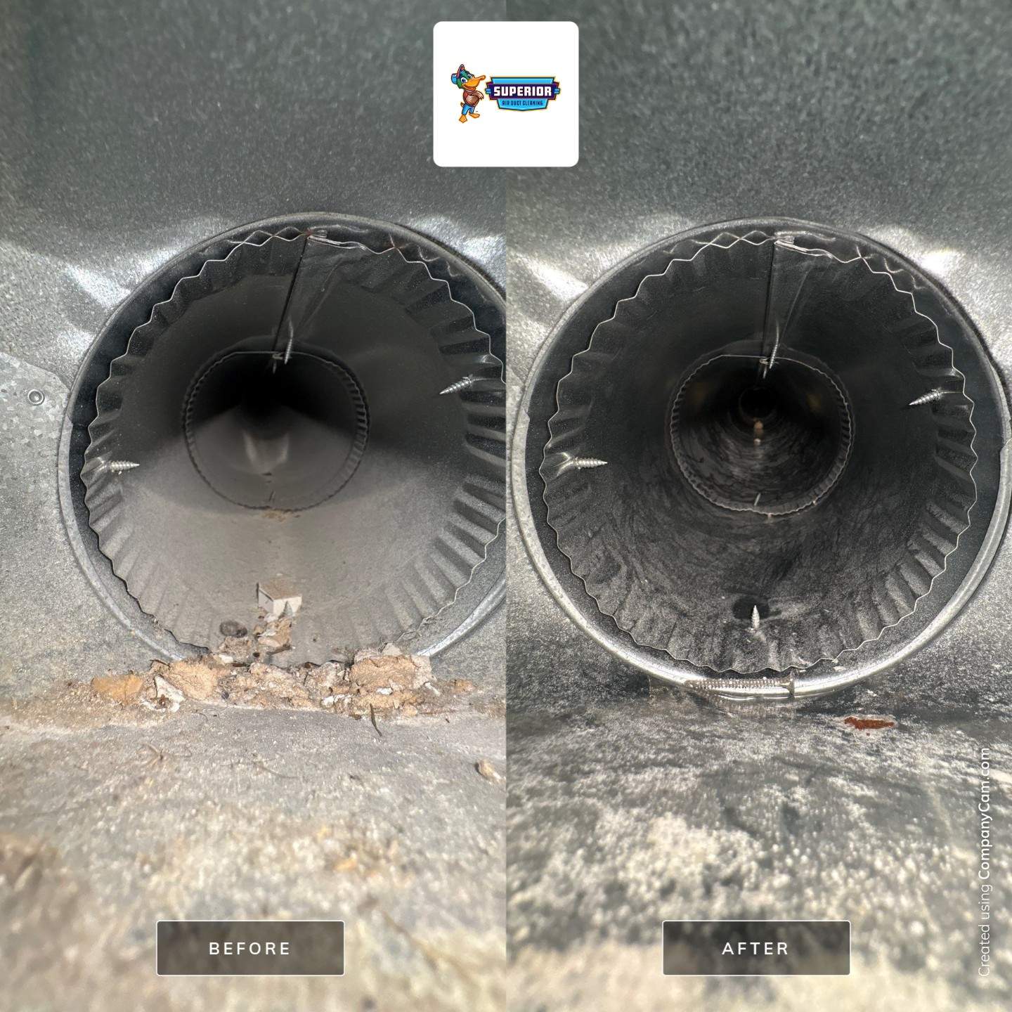 Air Duct Cleaning With a Vacuum Truck in New Castle, PA by Superior Air Duct Cleaning