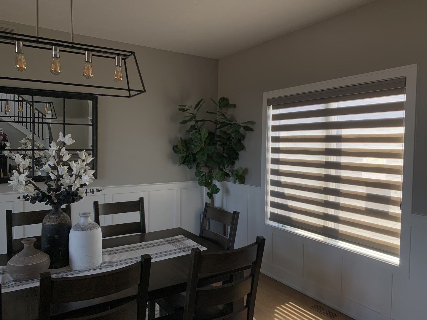 Residential Window Coverings using Banded Shades by Hunter Douglas by Custom Blinds & Design