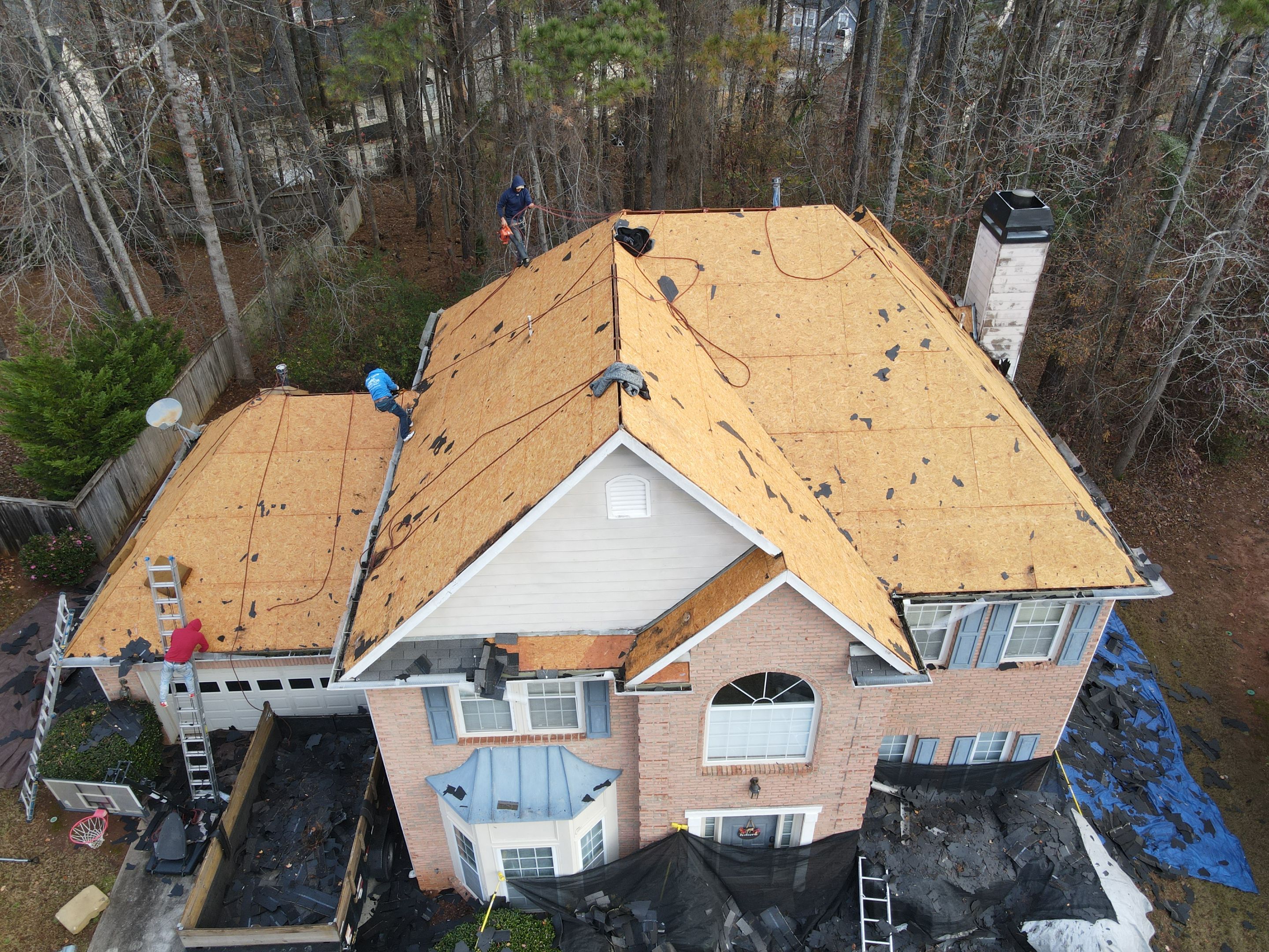 Residential Roofing Installation using Owens Corning by Inspector Roofing and Restoration
