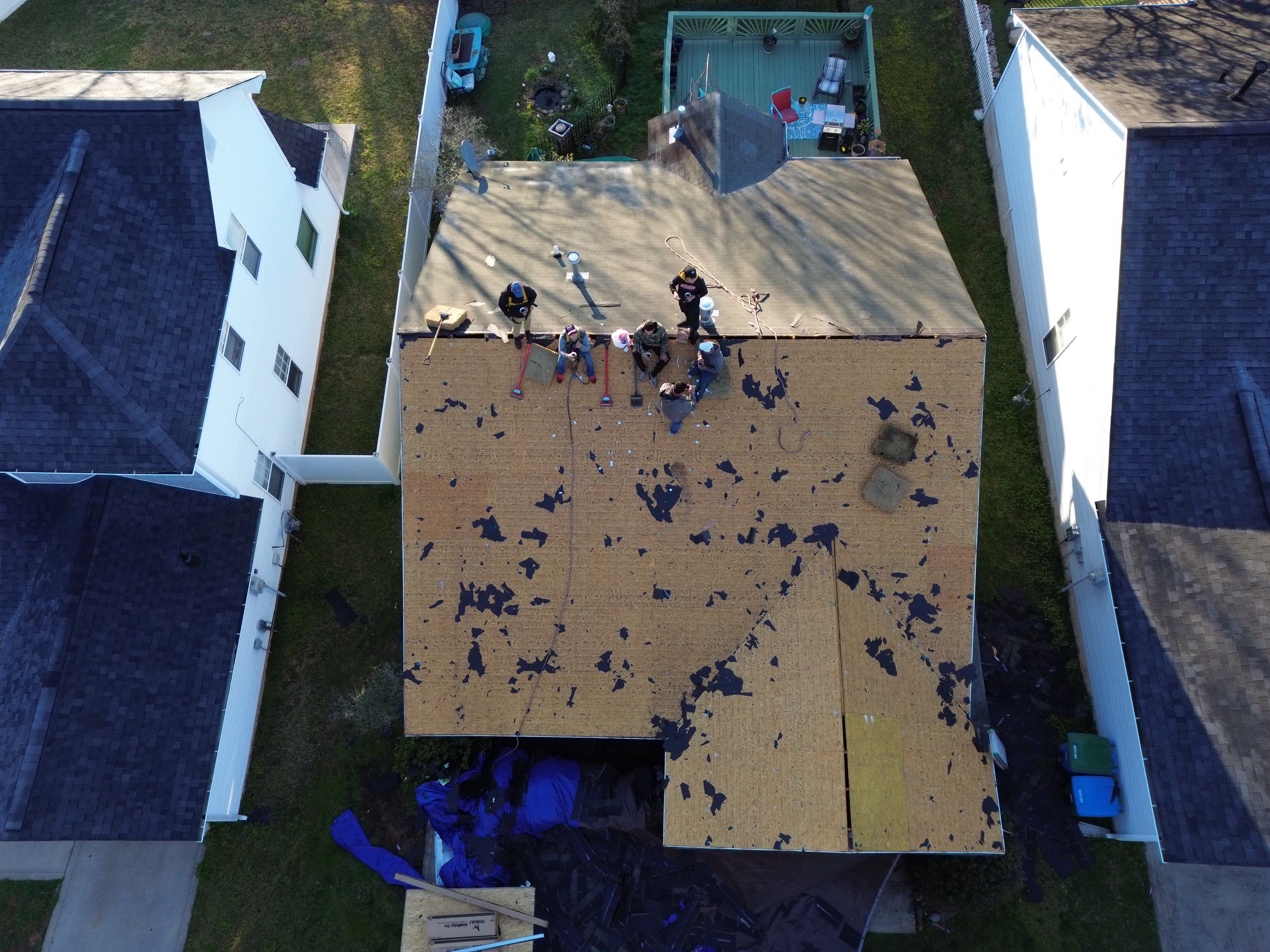Roof replacement by hail damage by Just Brilliant Restoration JBR